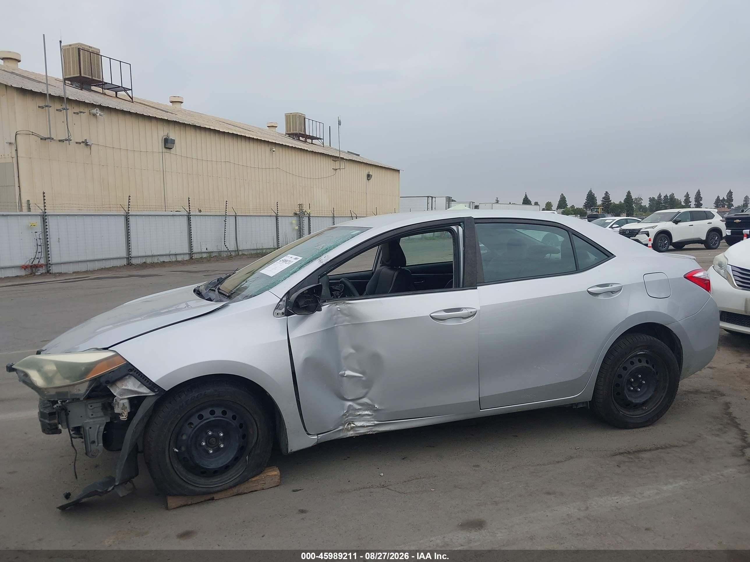 2015 Toyota Corolla S Silver vin: 2T1BURHE7FC371365