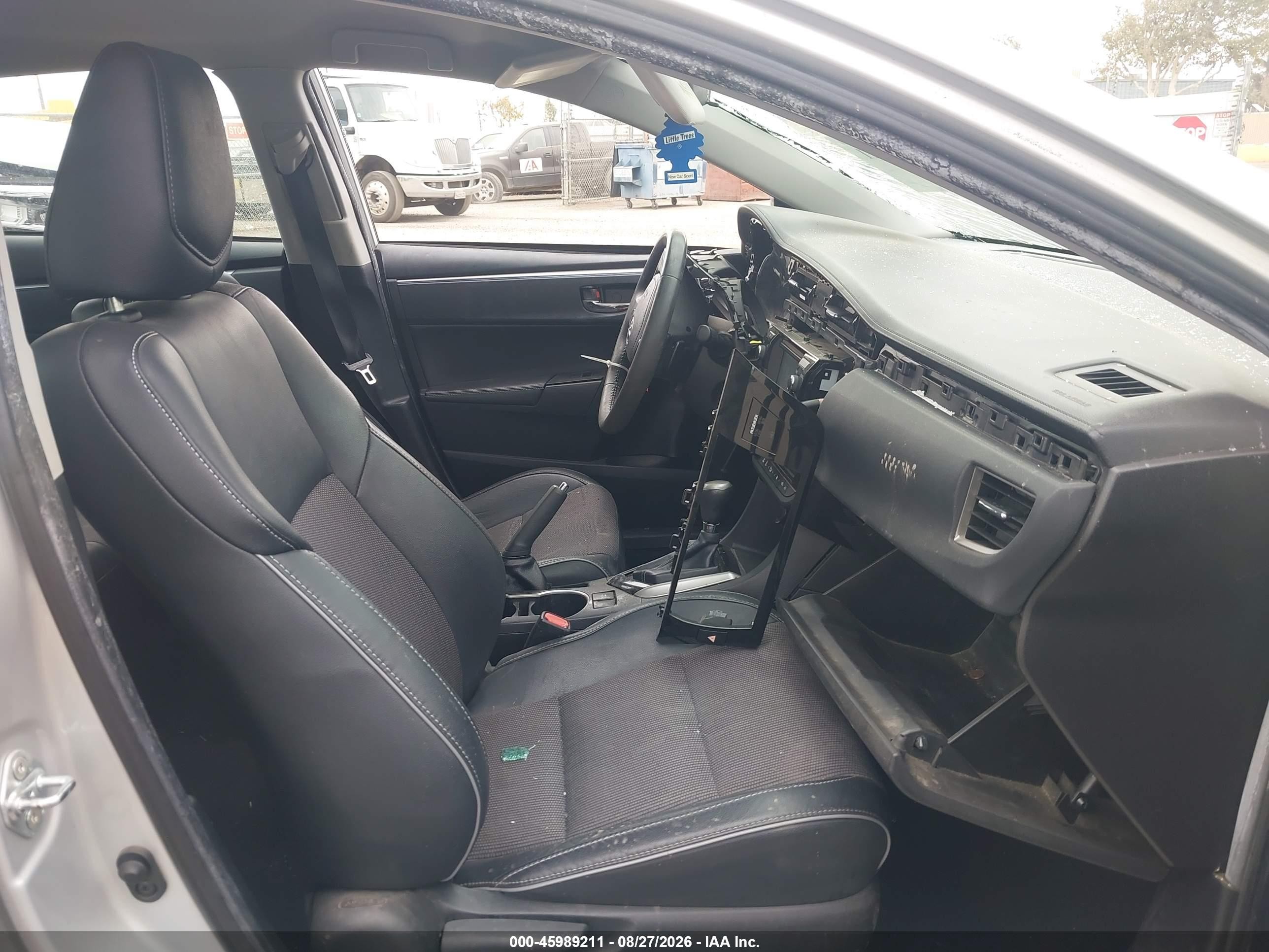 2015 Toyota Corolla S Silver vin: 2T1BURHE7FC371365