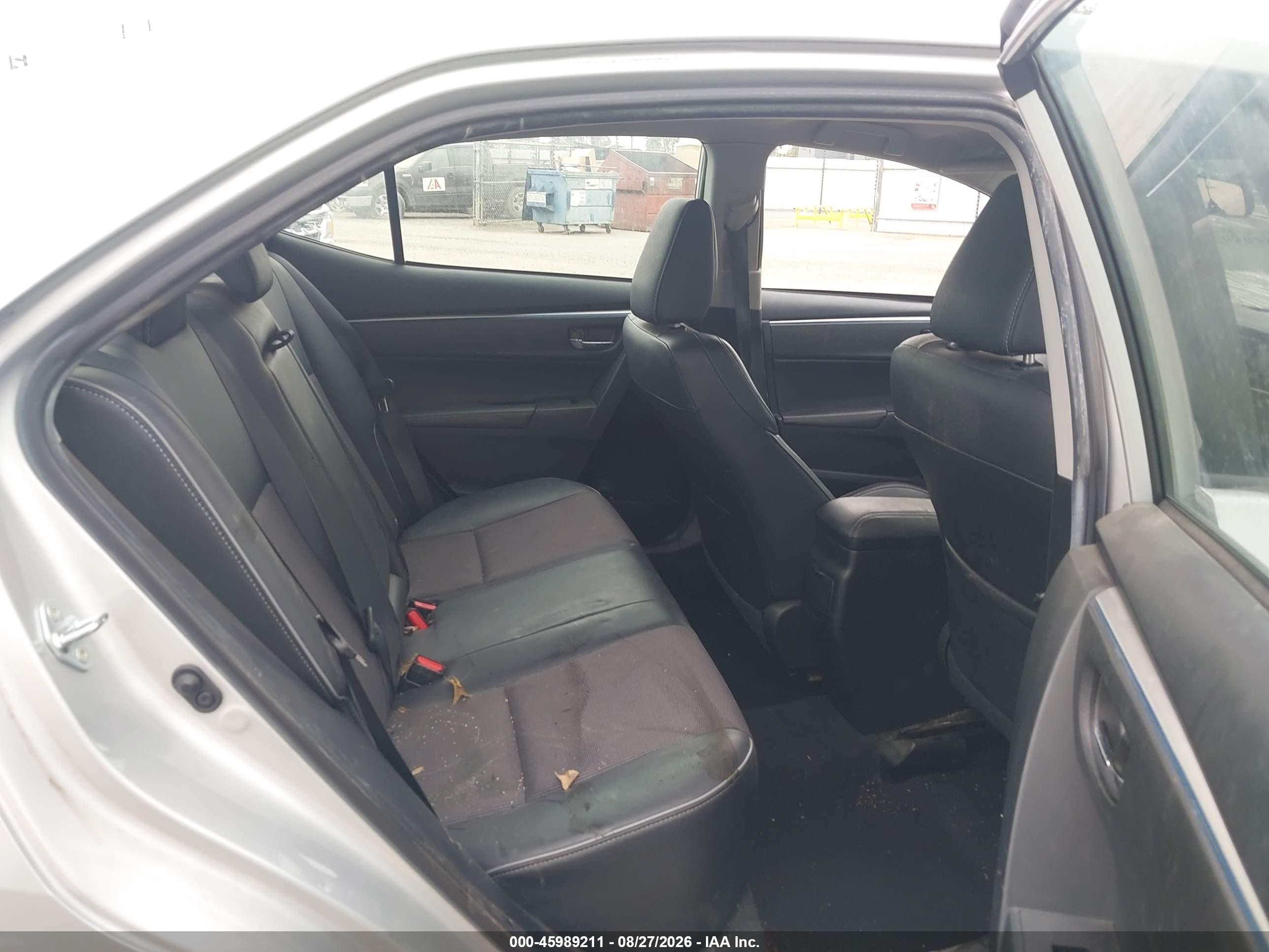 2015 Toyota Corolla S Silver vin: 2T1BURHE7FC371365