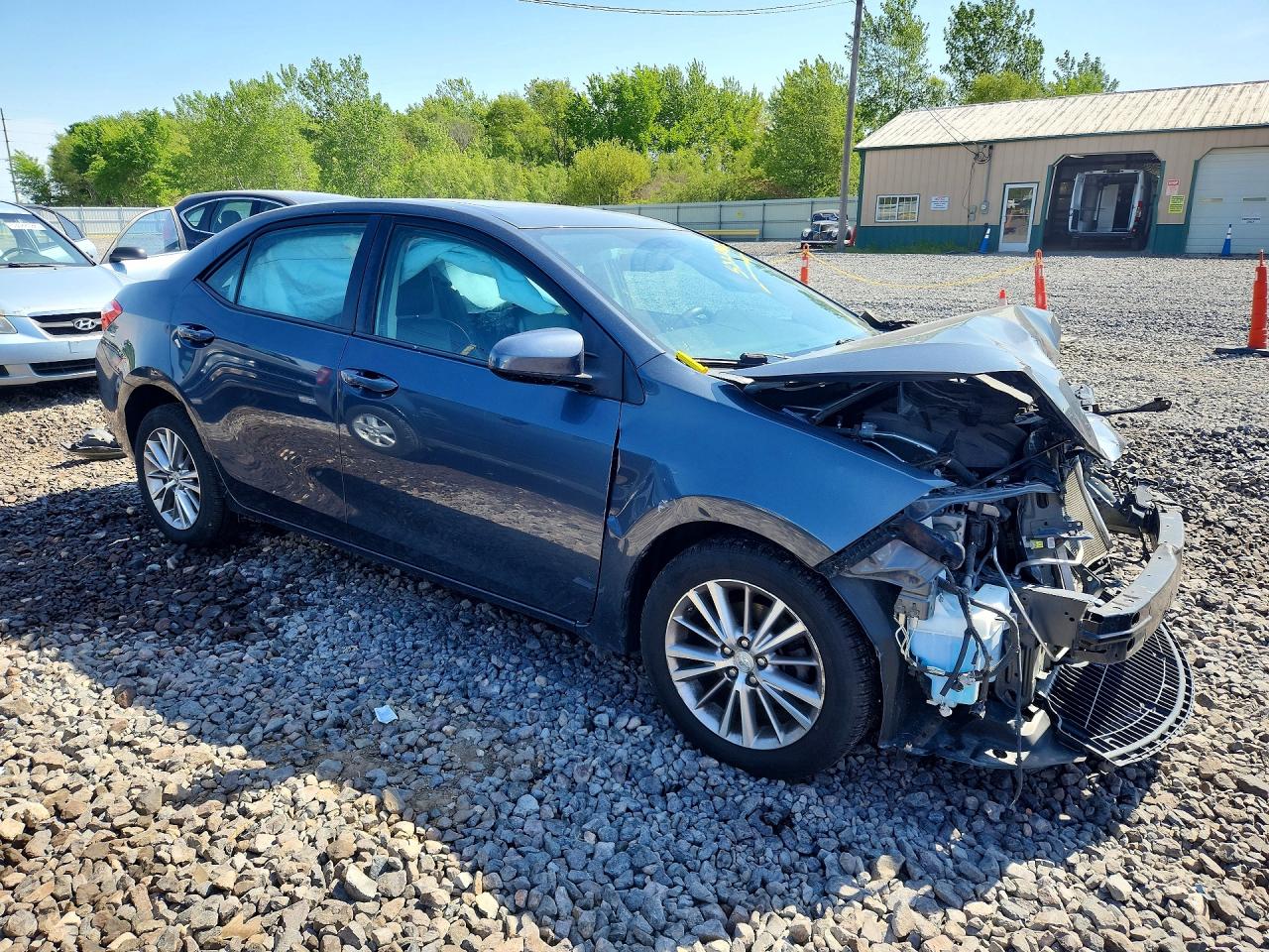 2015 Toyota Corolla Le Premium Gray vin: 2T1BURHE7FC392118