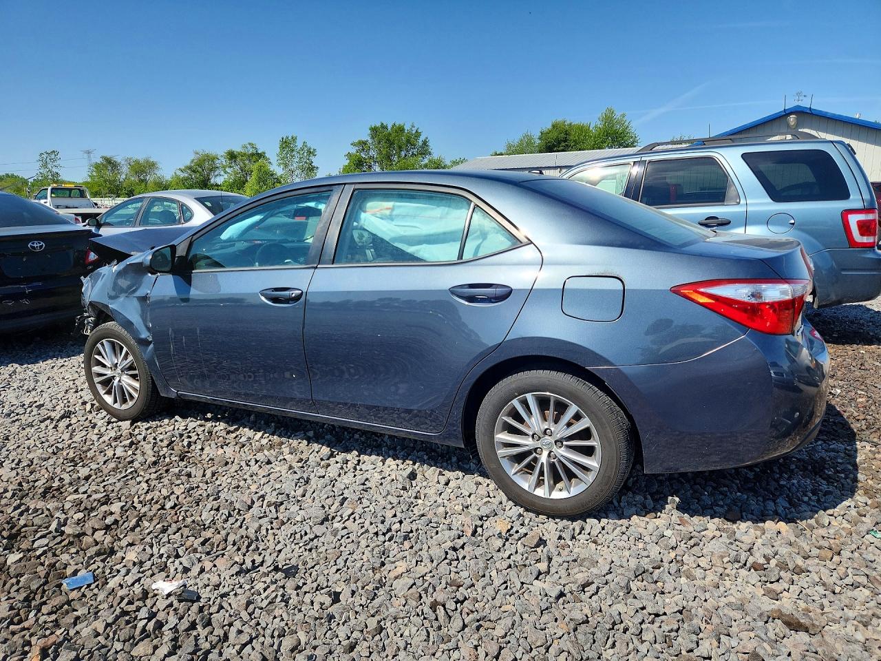 2015 Toyota Corolla Le Premium Gray vin: 2T1BURHE7FC392118