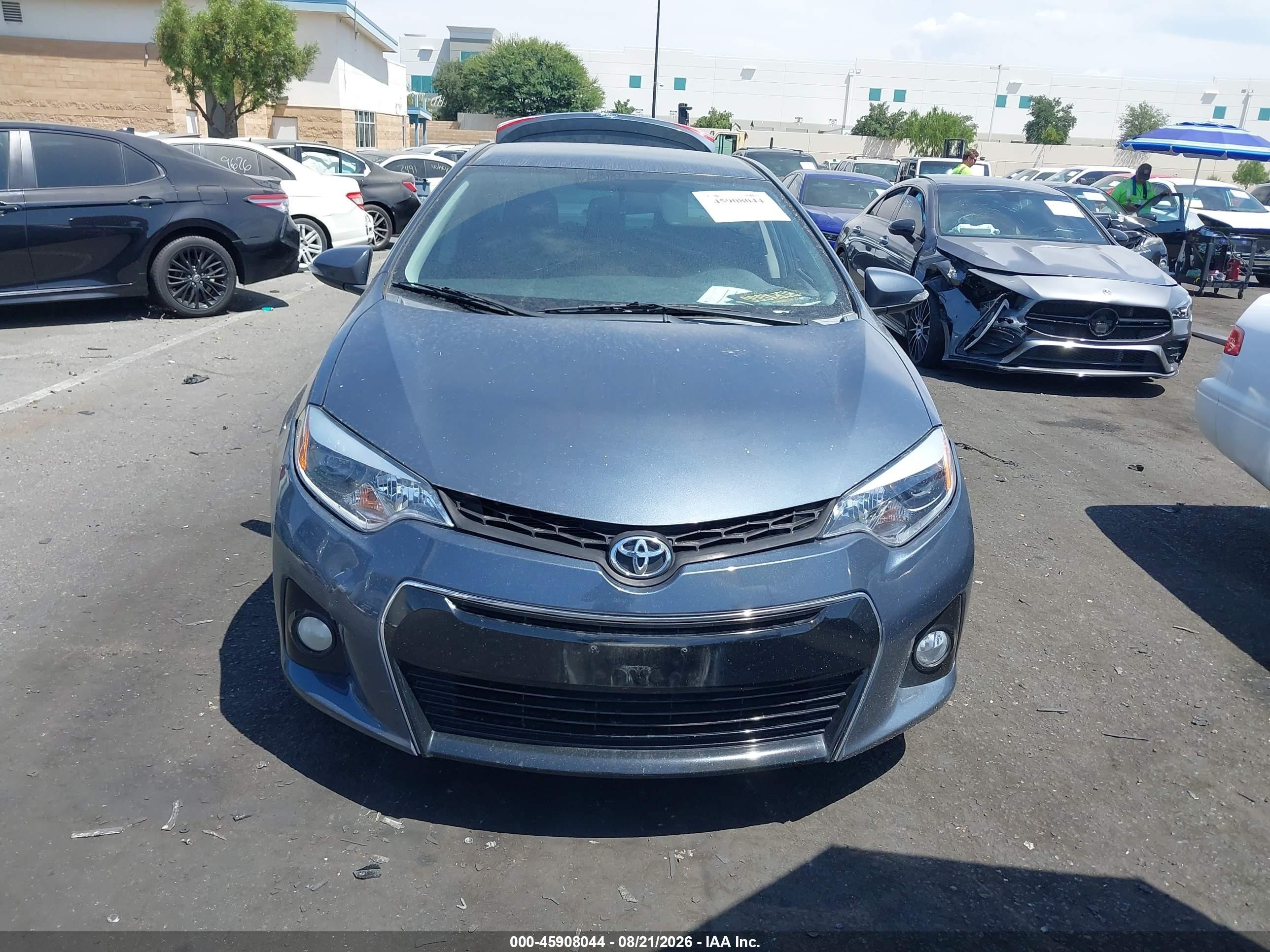 2015 Toyota Corolla S Plus Dark Blue vin: 2T1BURHE7FC401853