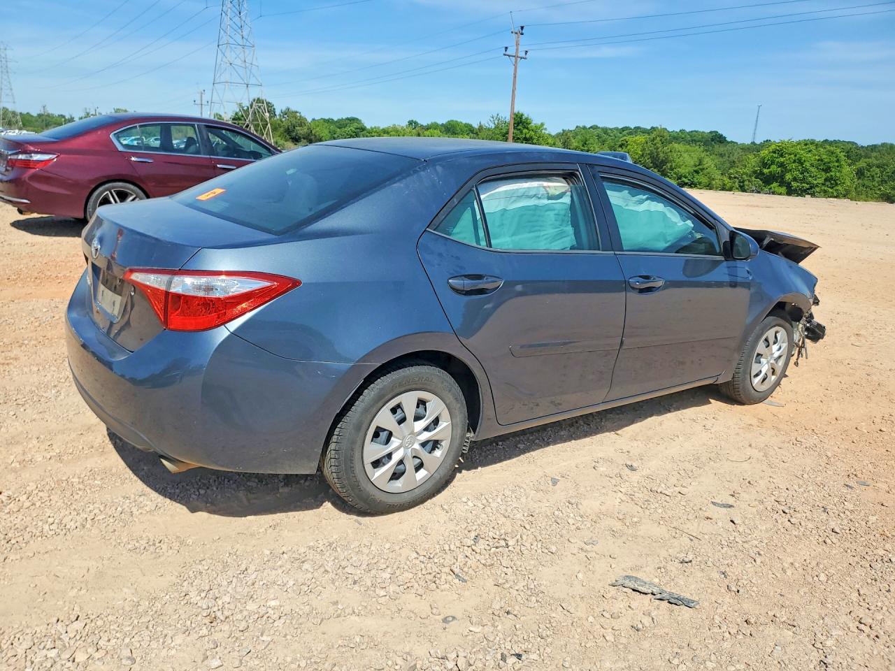 2015 Toyota Corolla L Gray vin: 2T1BURHE7FC406079