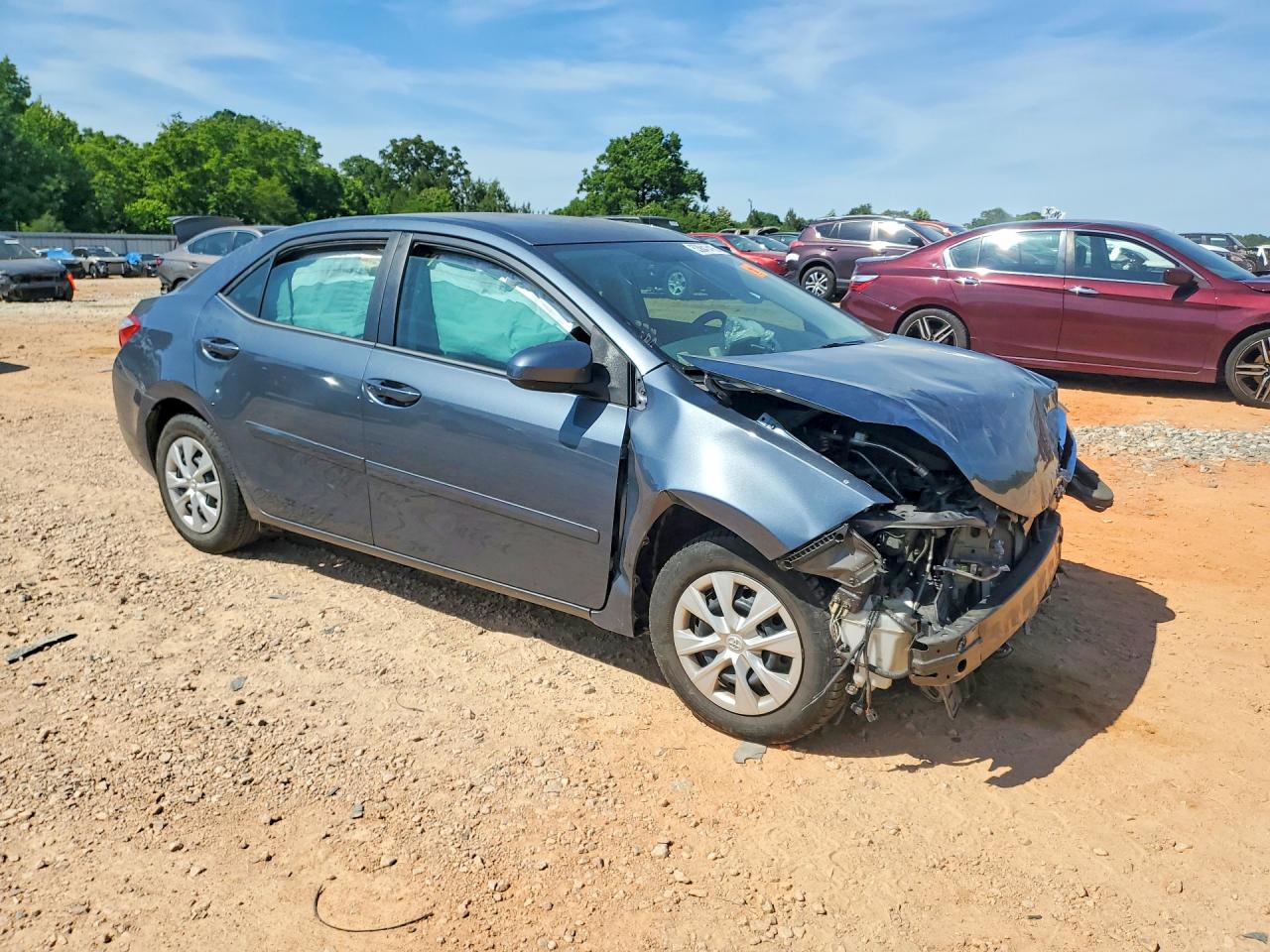 2015 Toyota Corolla L Gray vin: 2T1BURHE7FC406079