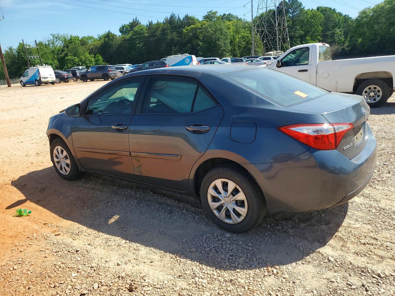 2015 Toyota Corolla L Gray vin: 2T1BURHE7FC406079