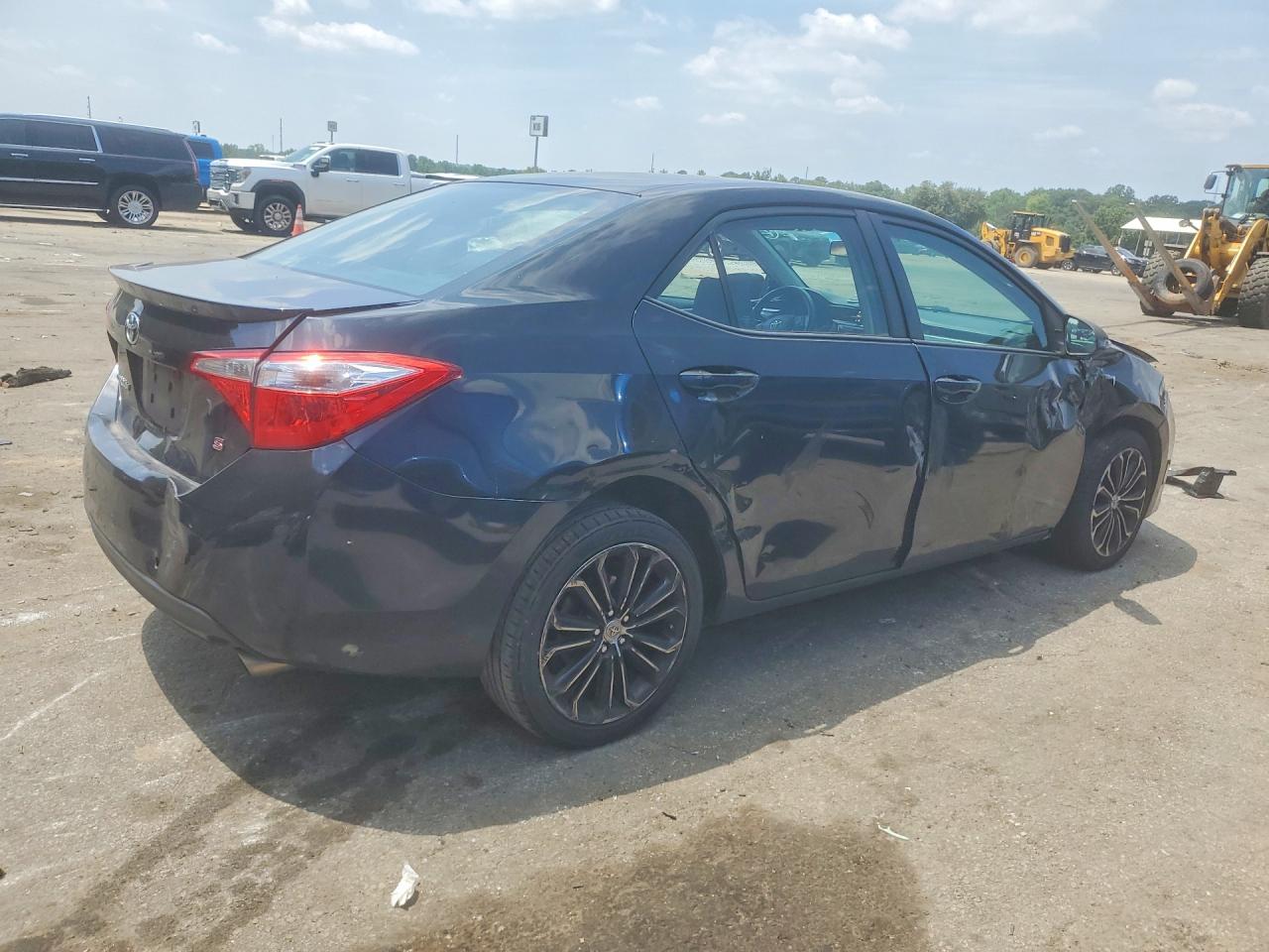 2015 Toyota Corolla S Plus Black vin: 2T1BURHE7FC407460