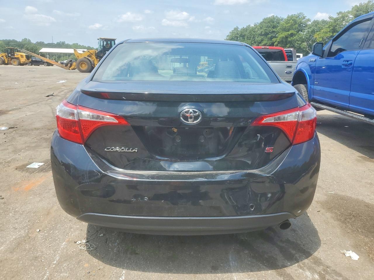 2015 Toyota Corolla S Plus Black vin: 2T1BURHE7FC407460