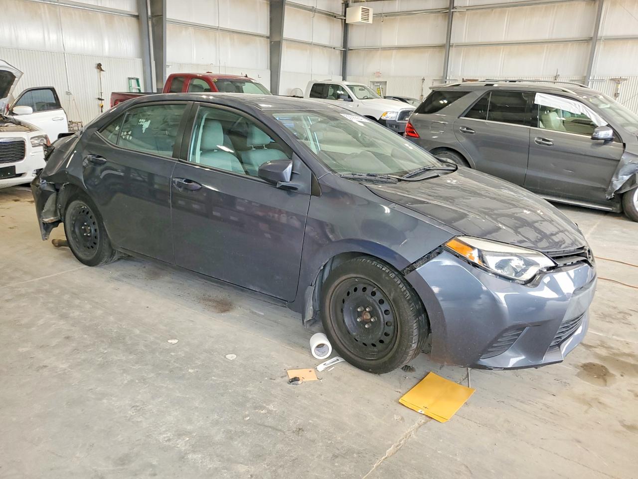 2015 Toyota Corolla Le Gray vin: 2T1BURHE7FC412027