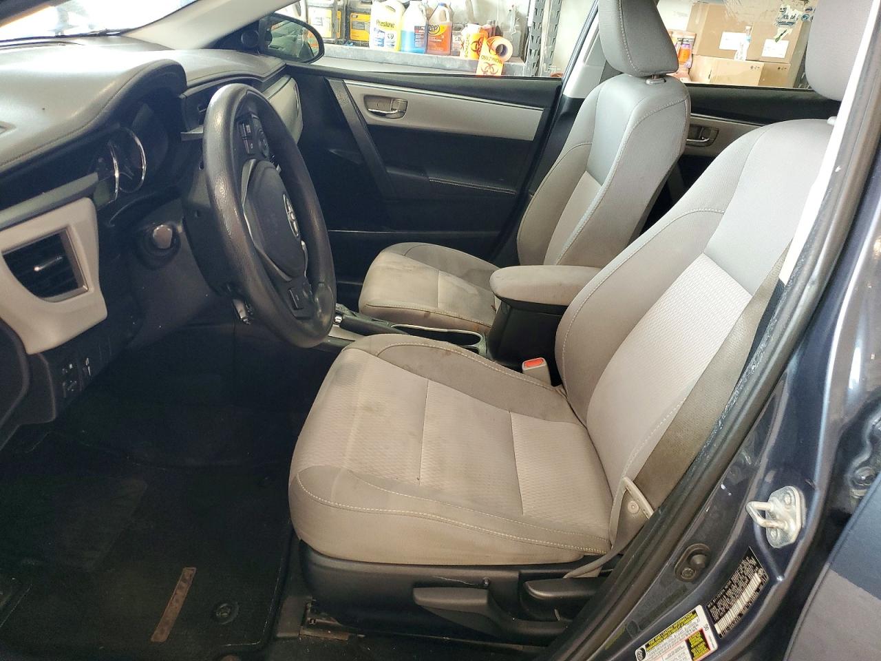 2015 Toyota Corolla Le Gray vin: 2T1BURHE7FC412027
