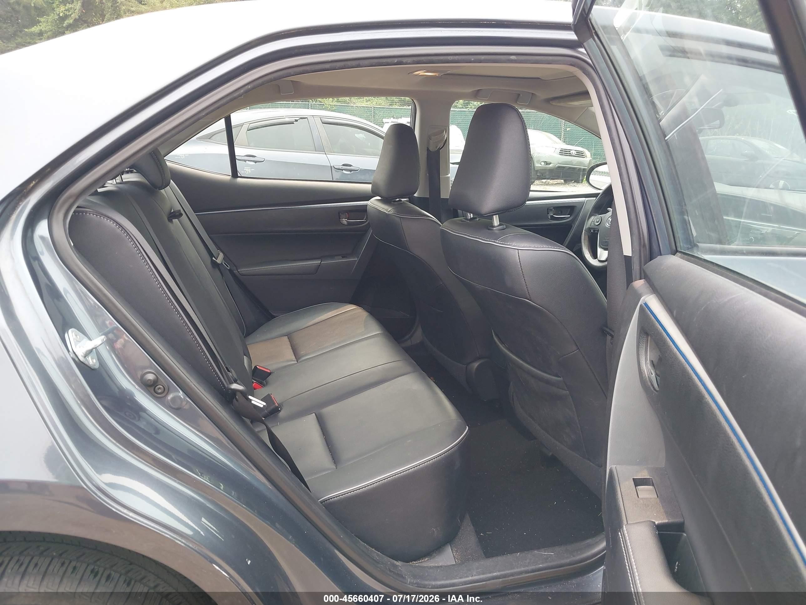 2015 Toyota Corolla Le Premium Серый vin: 2T1BURHE7FC413369