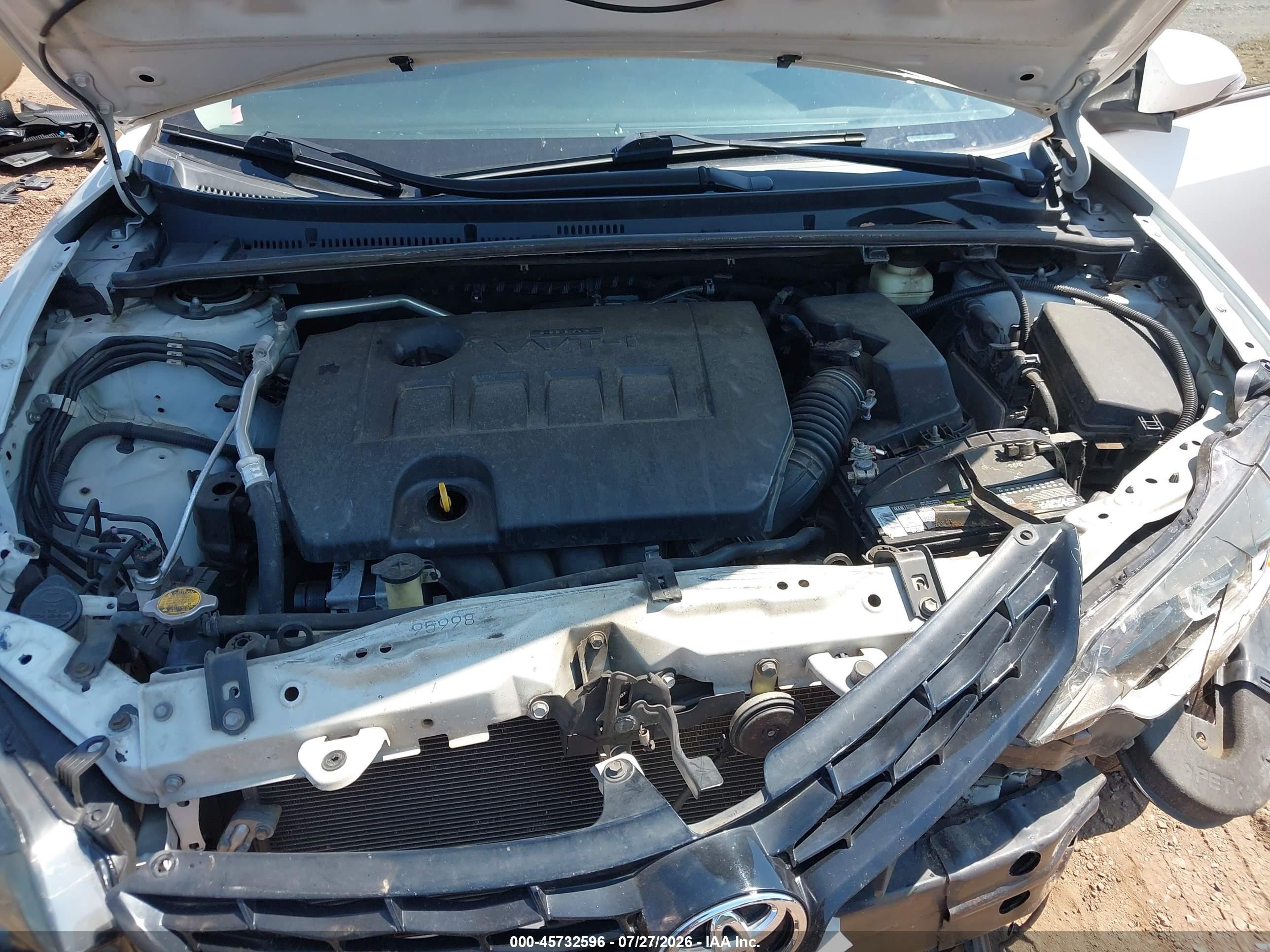 2015 Toyota Corolla S White vin: 2T1BURHE7FC415350