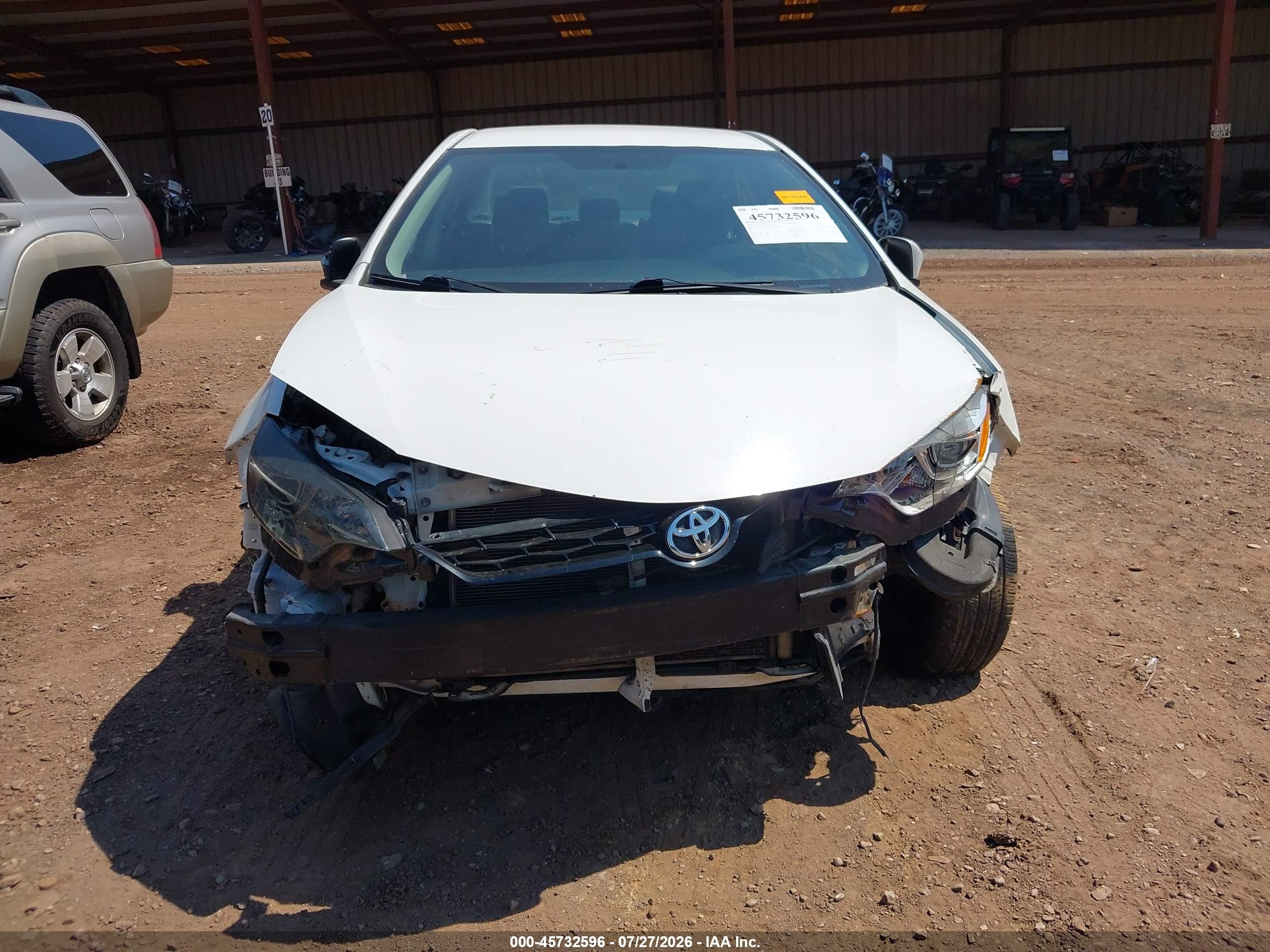 2015 Toyota Corolla S White vin: 2T1BURHE7FC415350