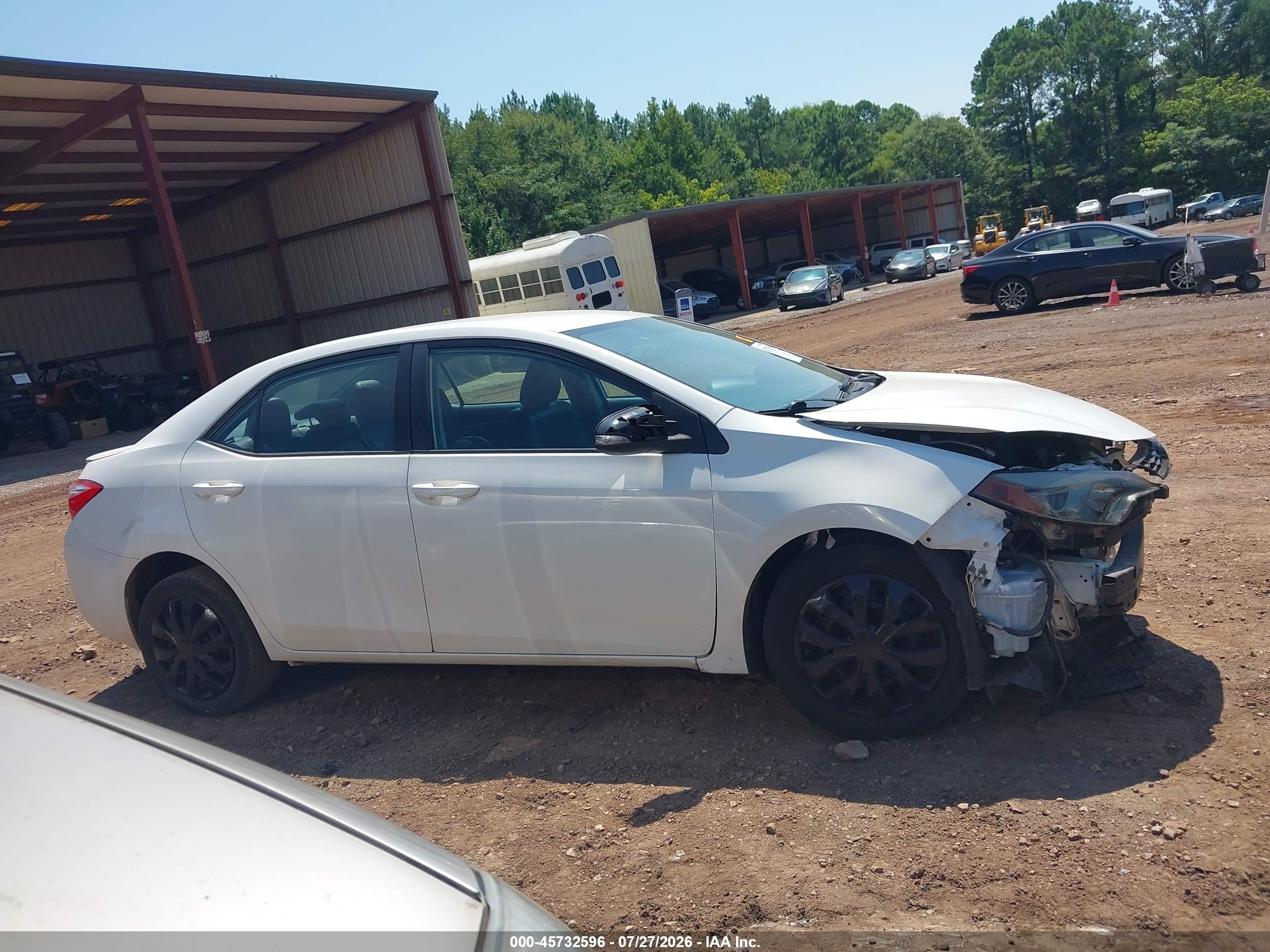 2015 Toyota Corolla S White vin: 2T1BURHE7FC415350