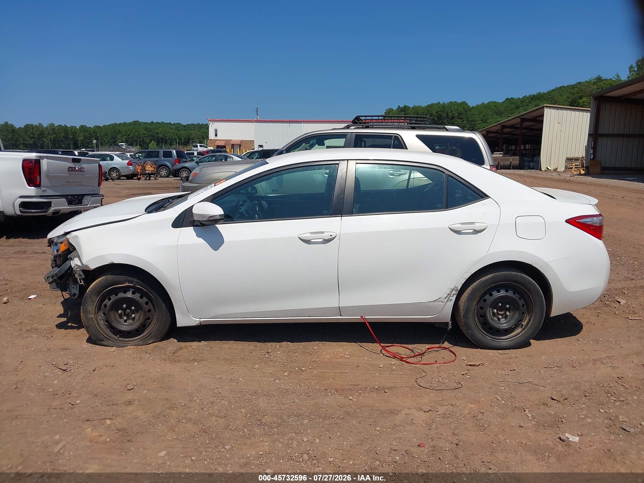2015 Toyota Corolla S White vin: 2T1BURHE7FC415350