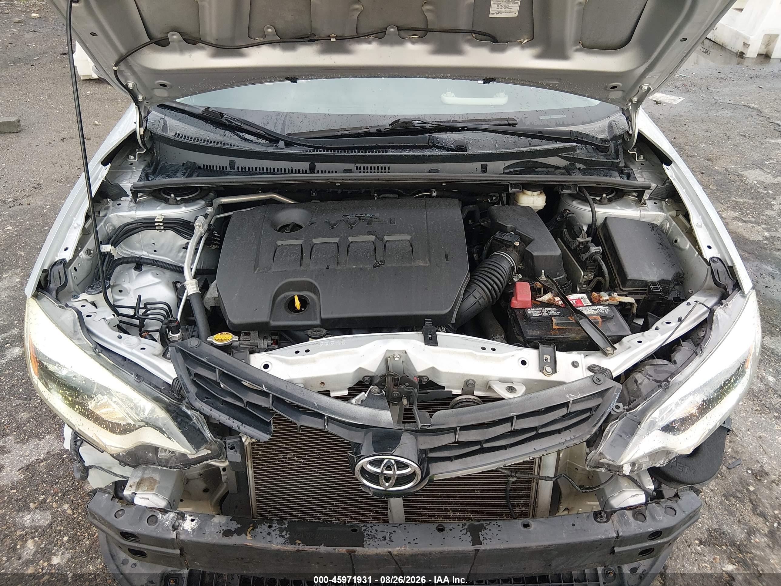 2015 Toyota Corolla S Plus Серебряный vin: 2T1BURHE7FC419298