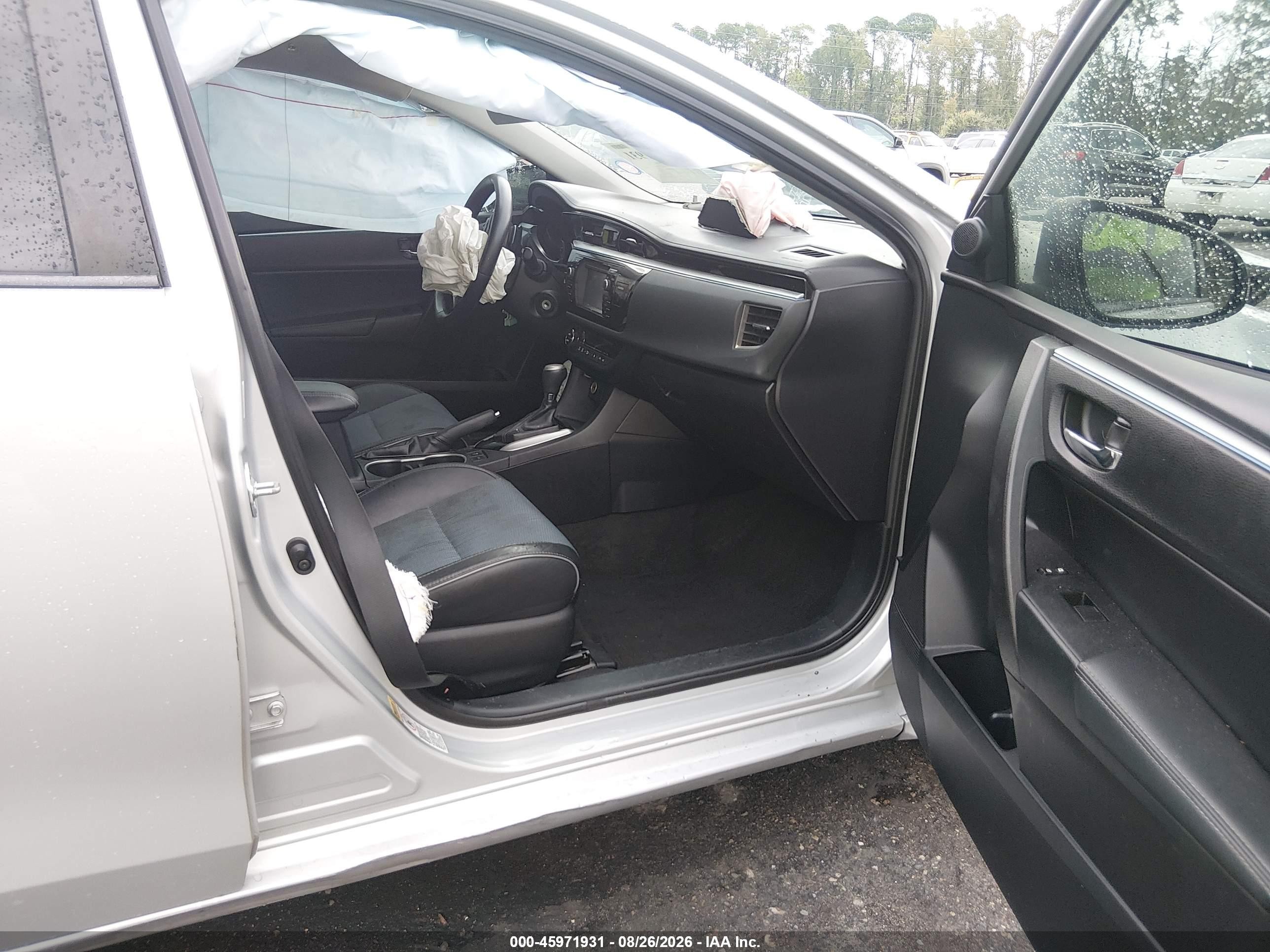2015 Toyota Corolla S Plus Серебряный vin: 2T1BURHE7FC419298