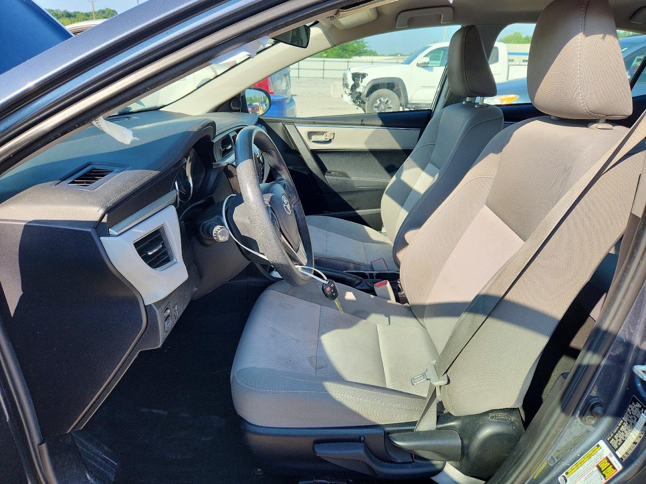 2015 Toyota Corolla Le Gray vin: 2T1BURHE7FC422668