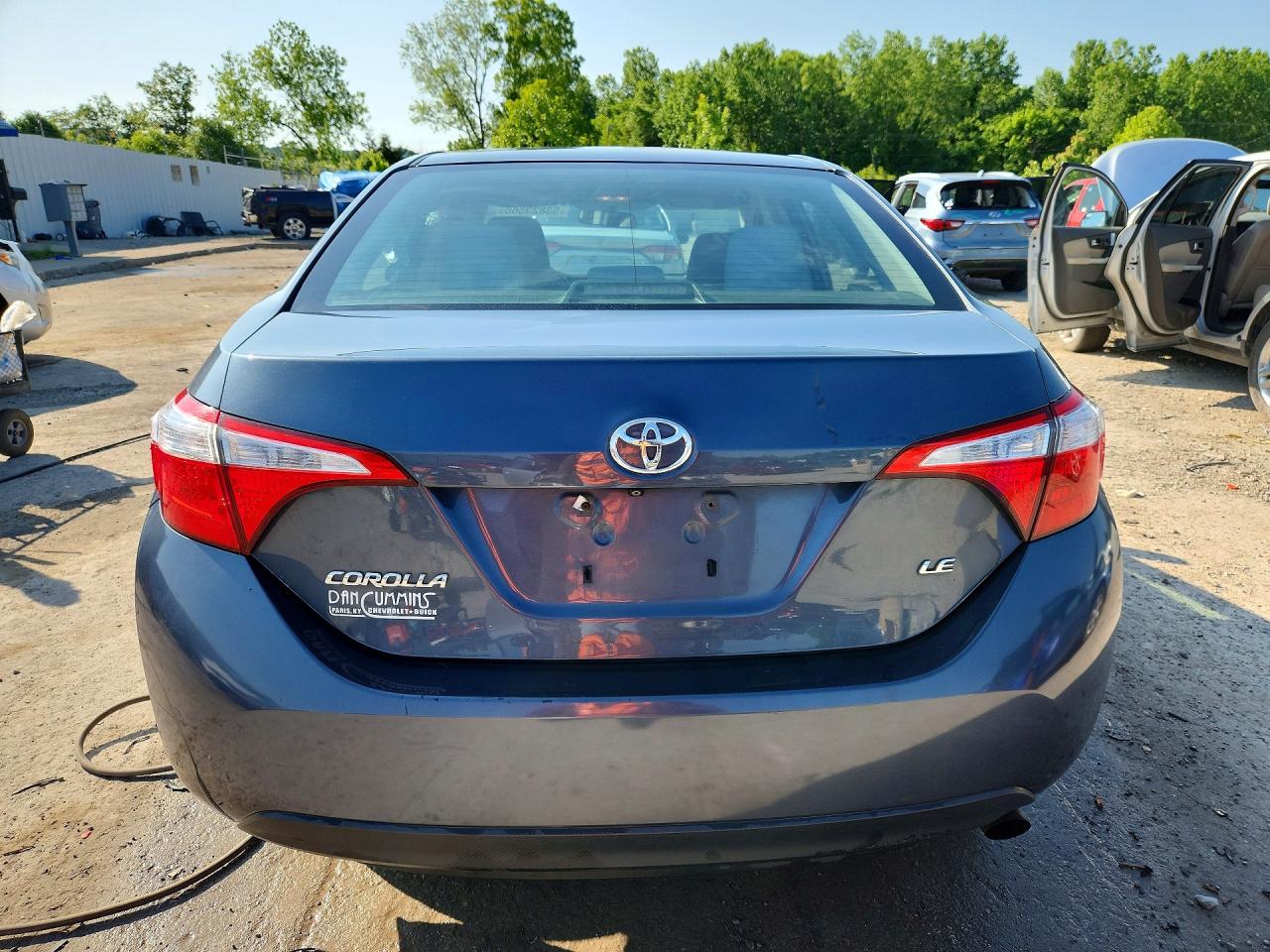 2015 Toyota Corolla Le Gray vin: 2T1BURHE7FC422668