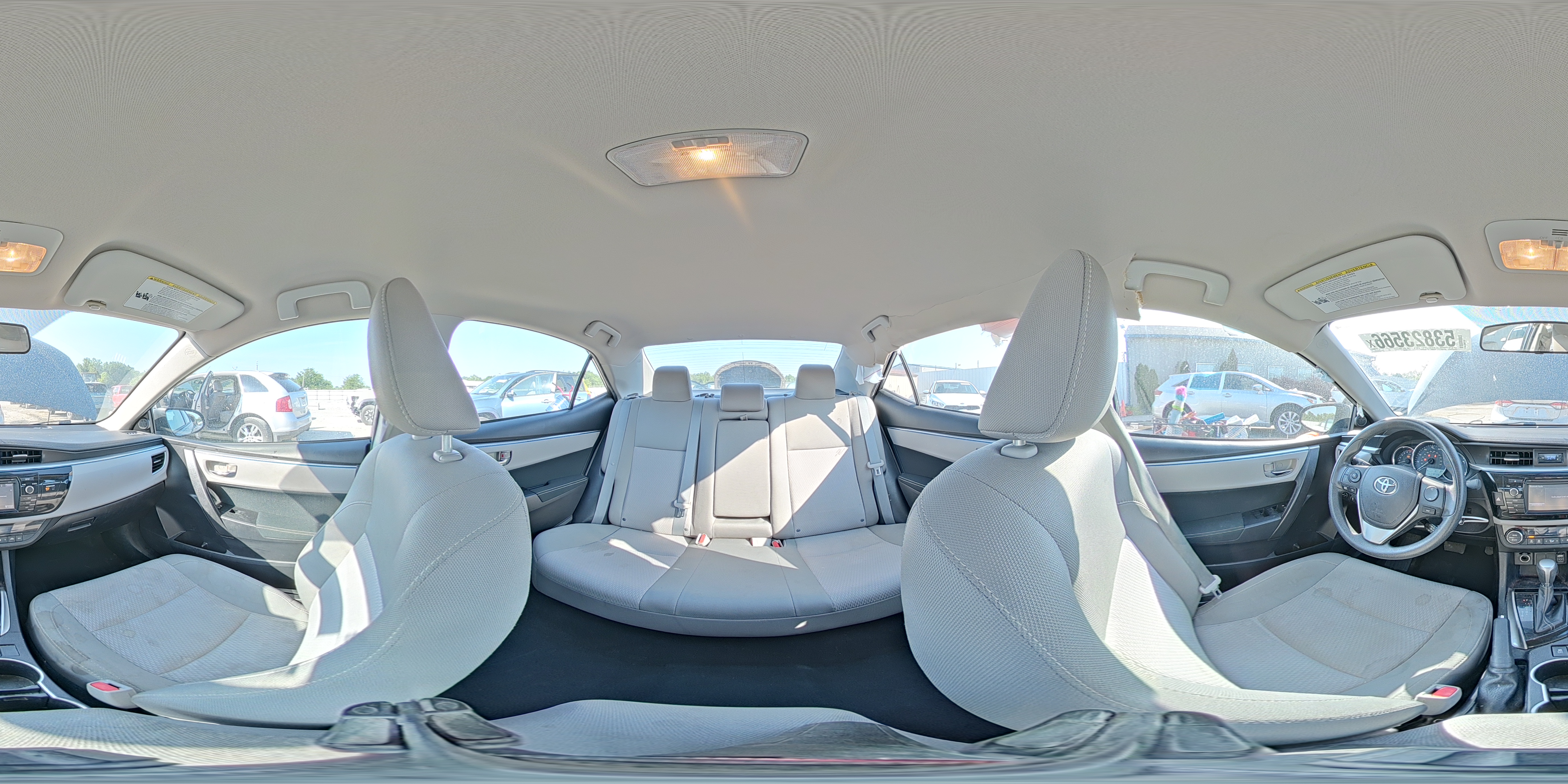 2015 Toyota Corolla Le Gray vin: 2T1BURHE7FC422668
