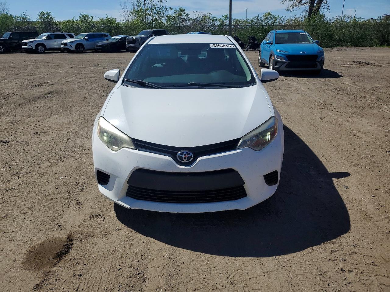 2015 Toyota Corolla L White vin: 2T1BURHE7FC426719