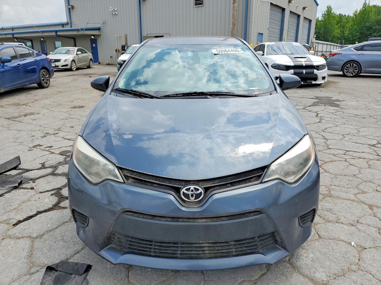 2015 Toyota Corolla L Blue vin: 2T1BURHE7FC439647