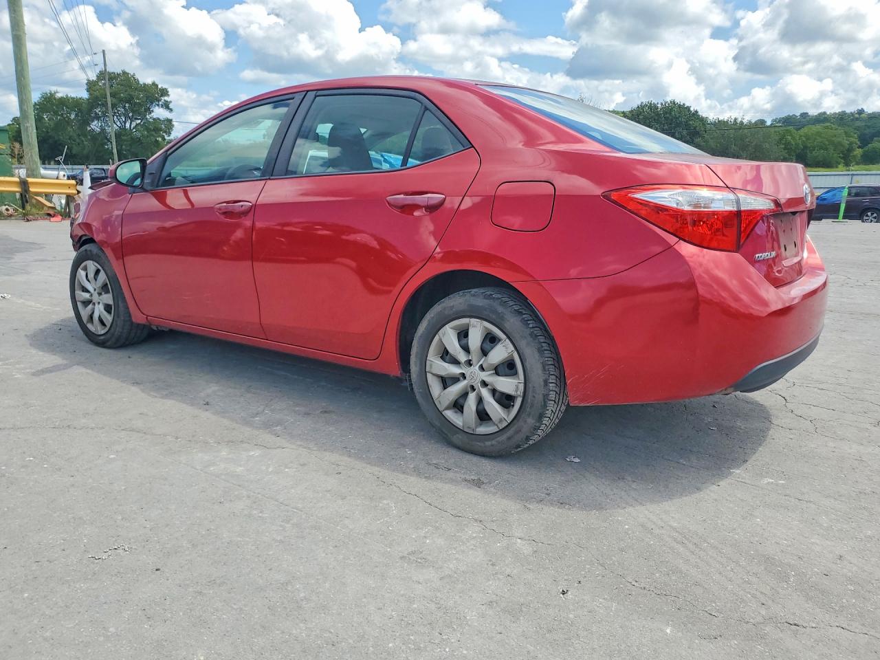 2015 Toyota Corolla Le Красный vin: 2T1BURHE7FC447120