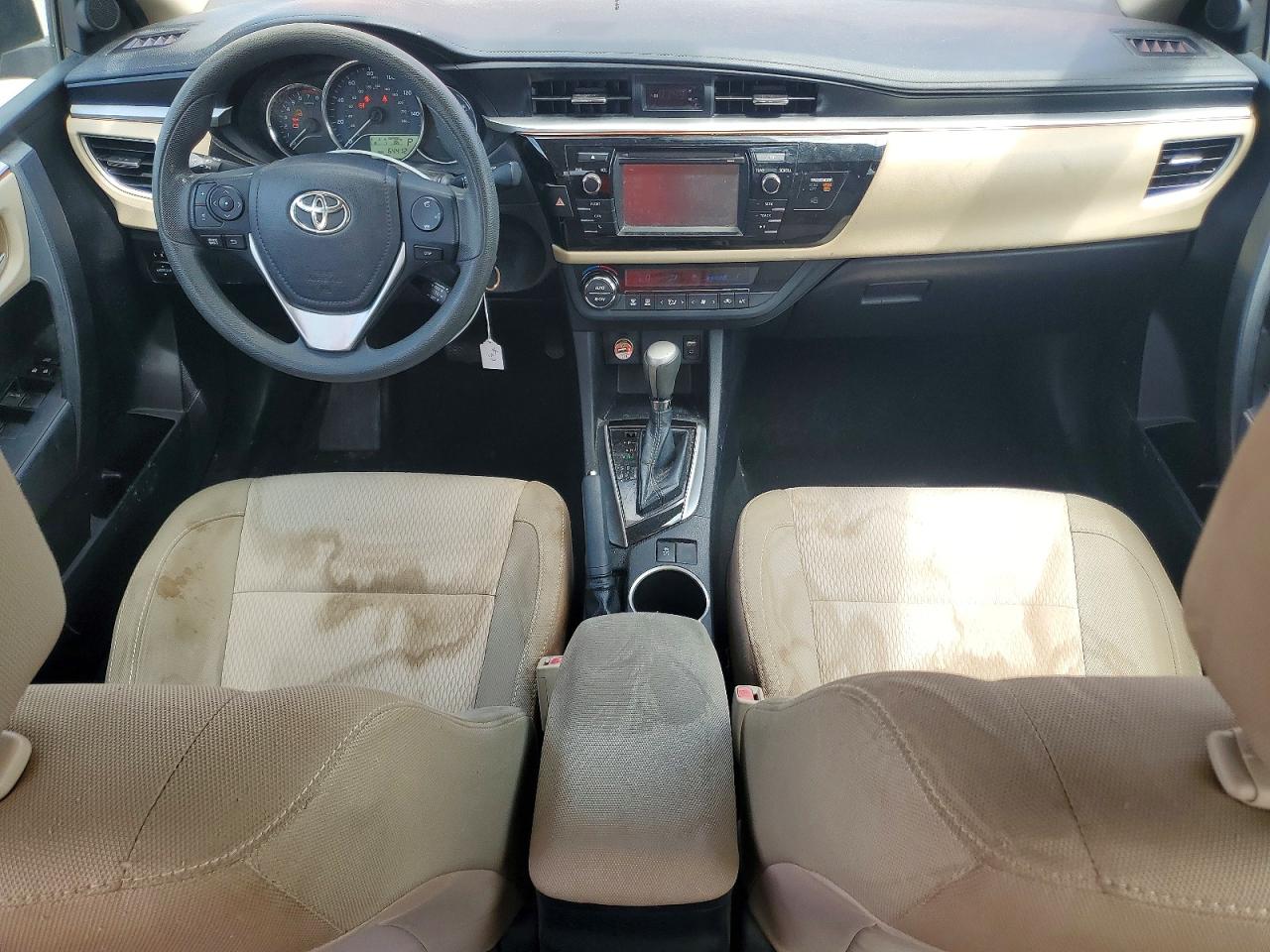 2015 Toyota Corolla Le Красный vin: 2T1BURHE7FC447120