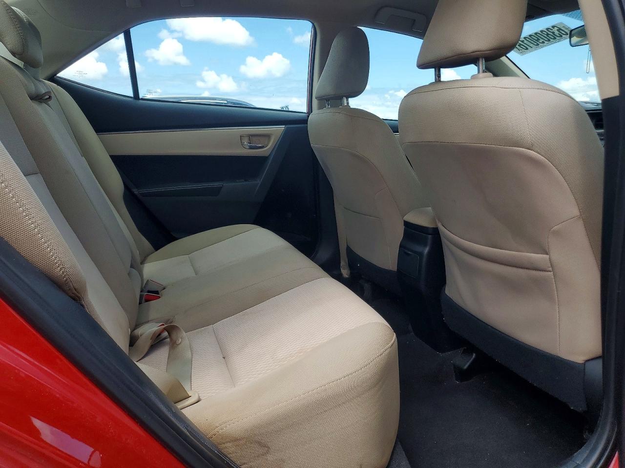 2015 Toyota Corolla Le Красный vin: 2T1BURHE7FC447120