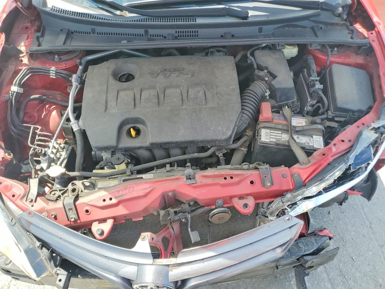 2015 Toyota Corolla Le Красный vin: 2T1BURHE7FC447120