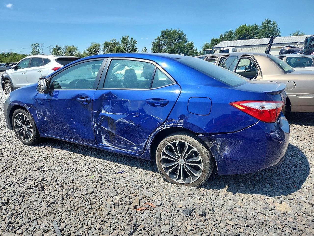 2015 Toyota Corolla S Premium Blue vin: 2T1BURHE7FC449899