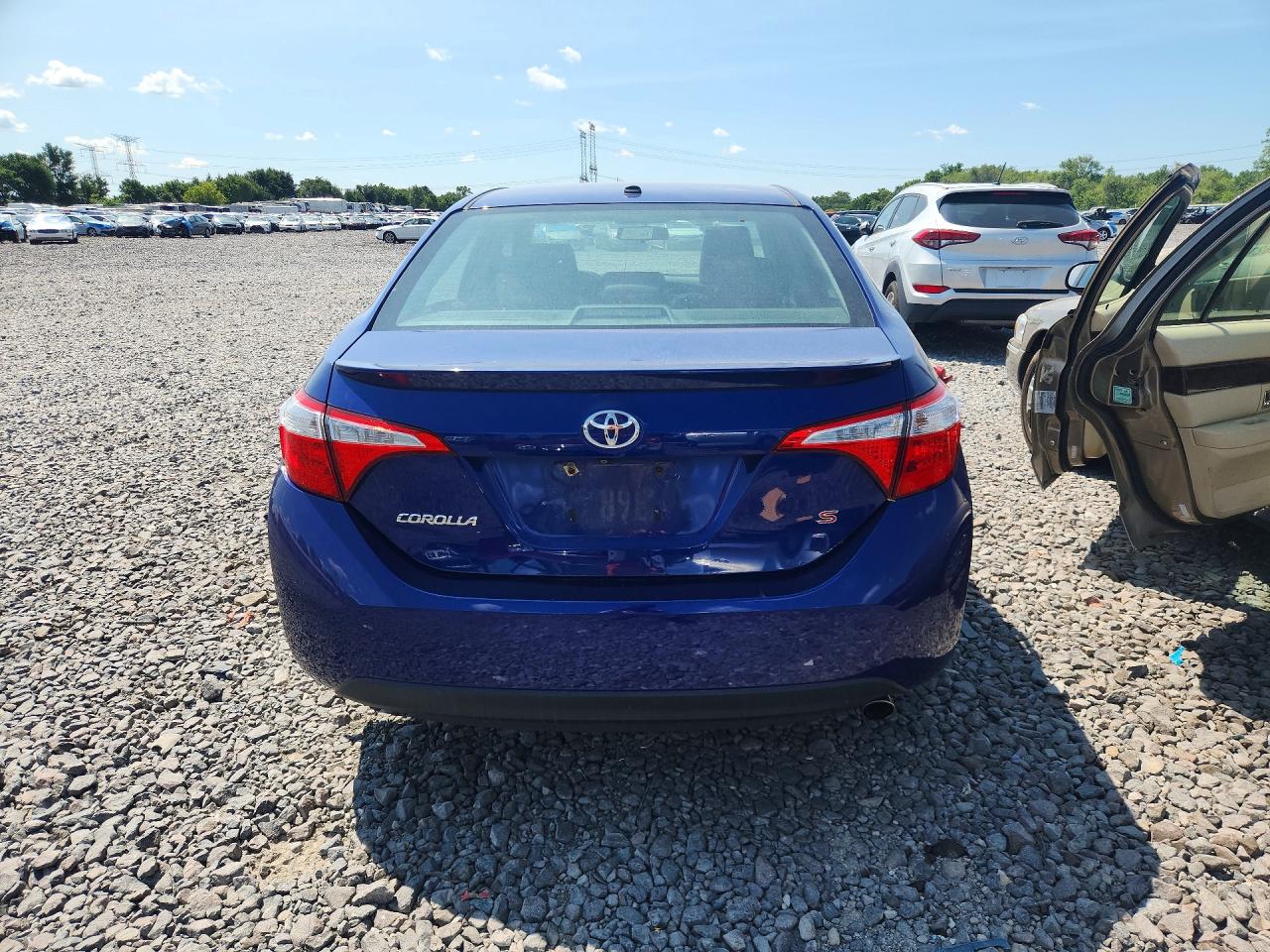 2015 Toyota Corolla S Premium Blue vin: 2T1BURHE7FC449899