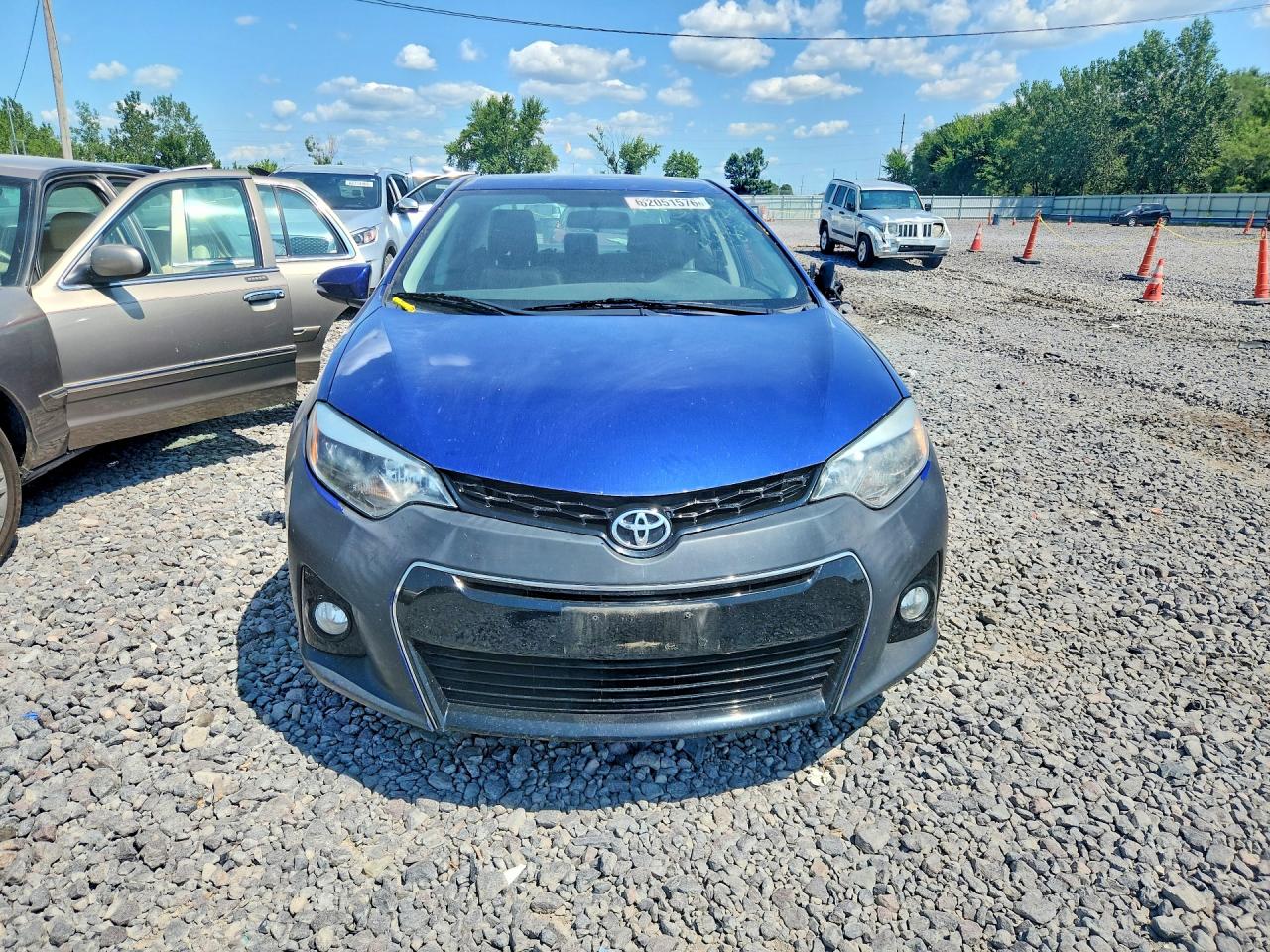 2015 Toyota Corolla S Premium Blue vin: 2T1BURHE7FC449899