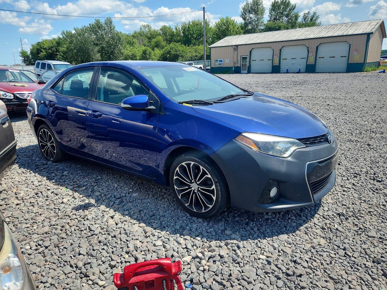 2015 Toyota Corolla S Premium Blue vin: 2T1BURHE7FC449899