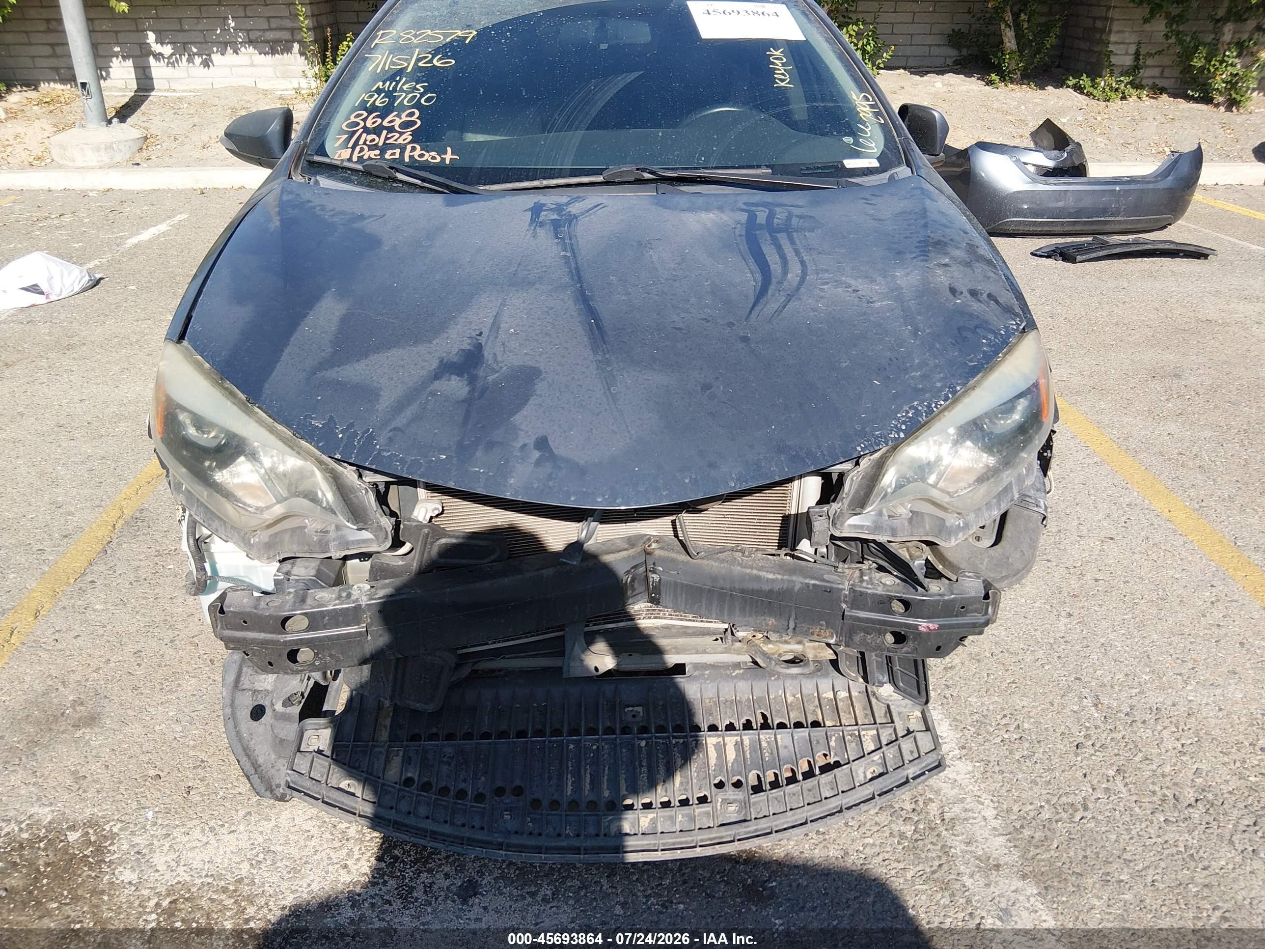 2015 Toyota Corolla S Plus Gray vin: 2T1BURHE7FC452995