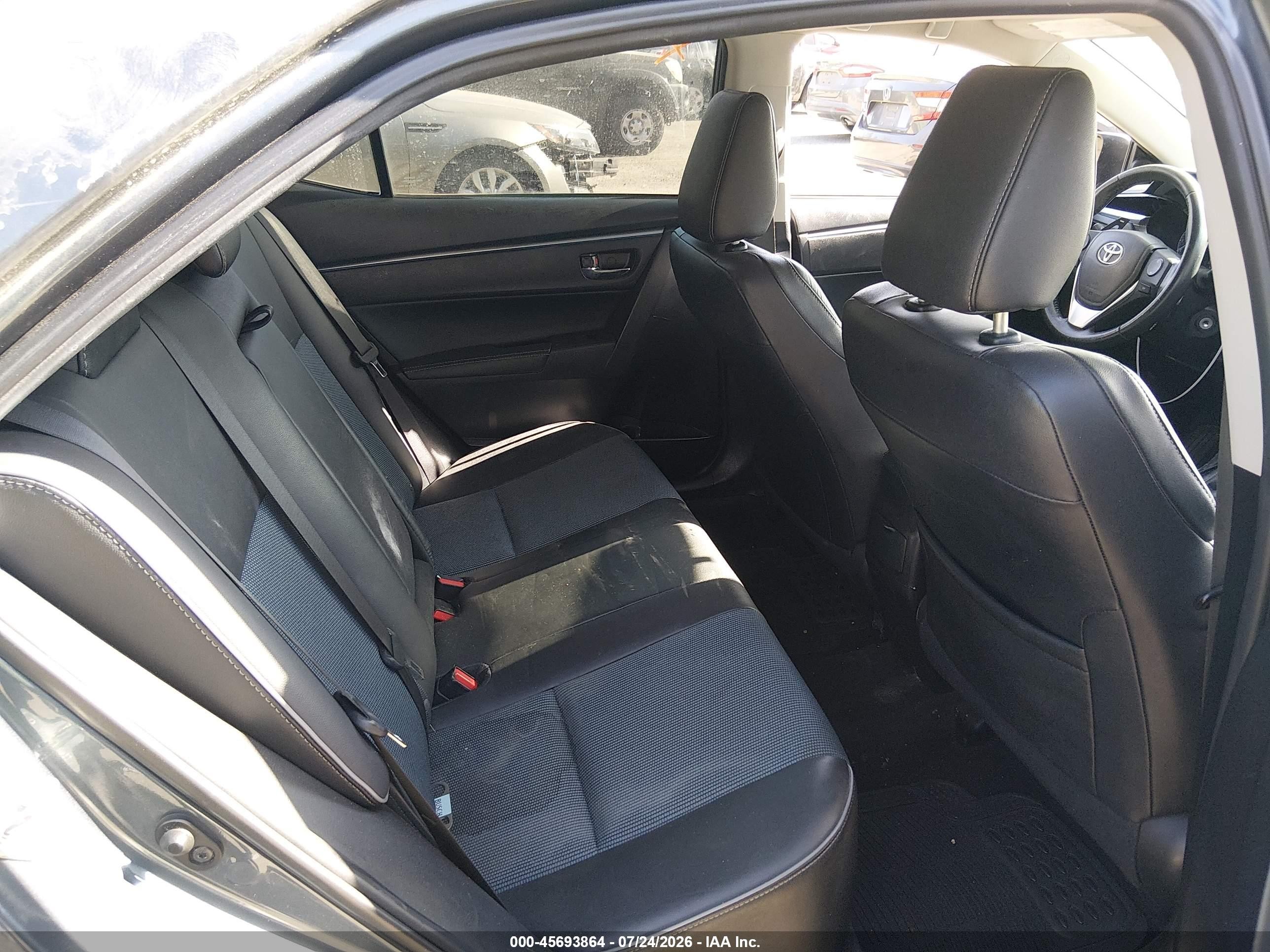 2015 Toyota Corolla S Plus Gray vin: 2T1BURHE7FC452995