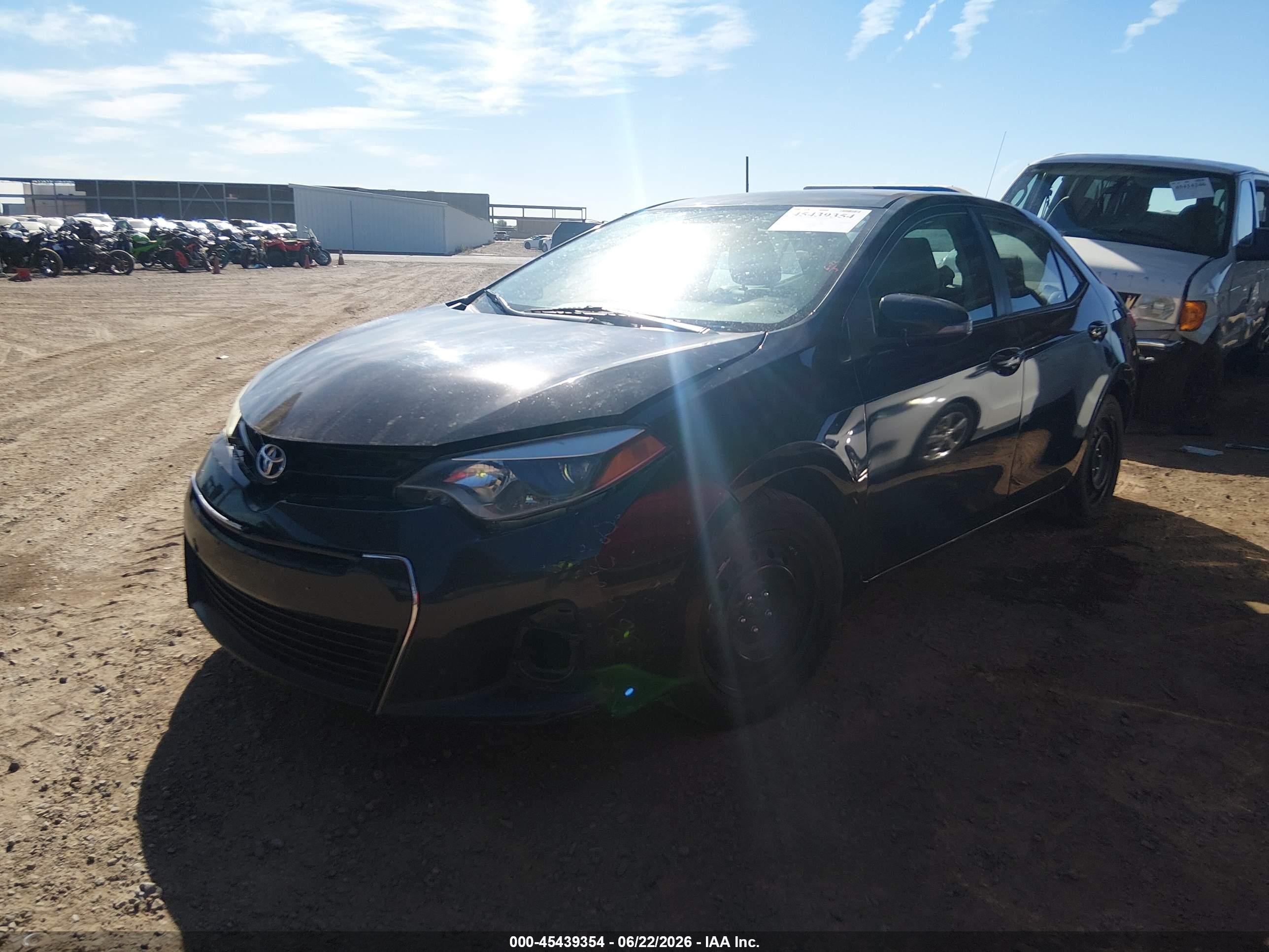2015 Toyota Corolla S Black vin: 2T1BURHE7FC453368