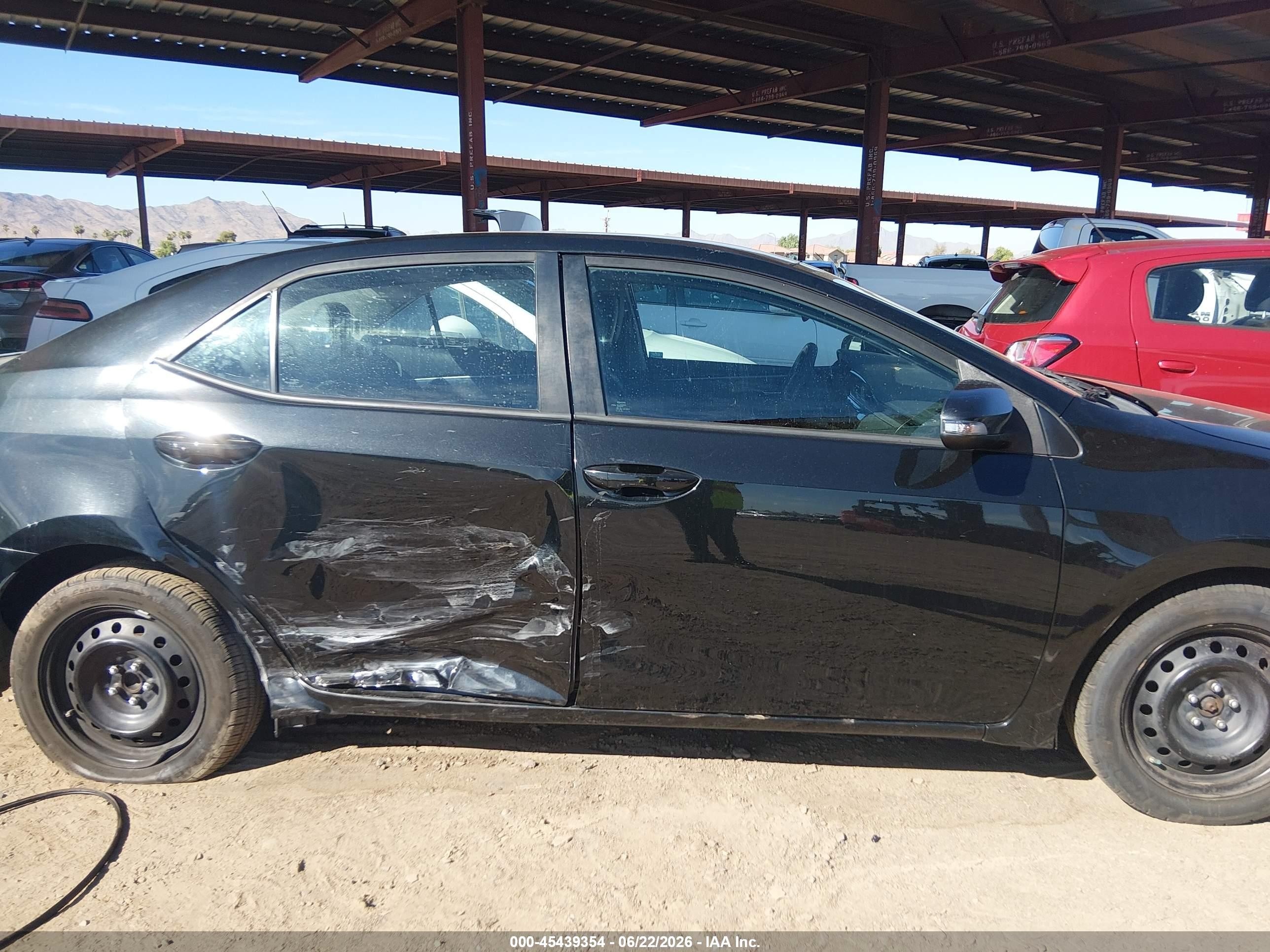 2015 Toyota Corolla S Black vin: 2T1BURHE7FC453368