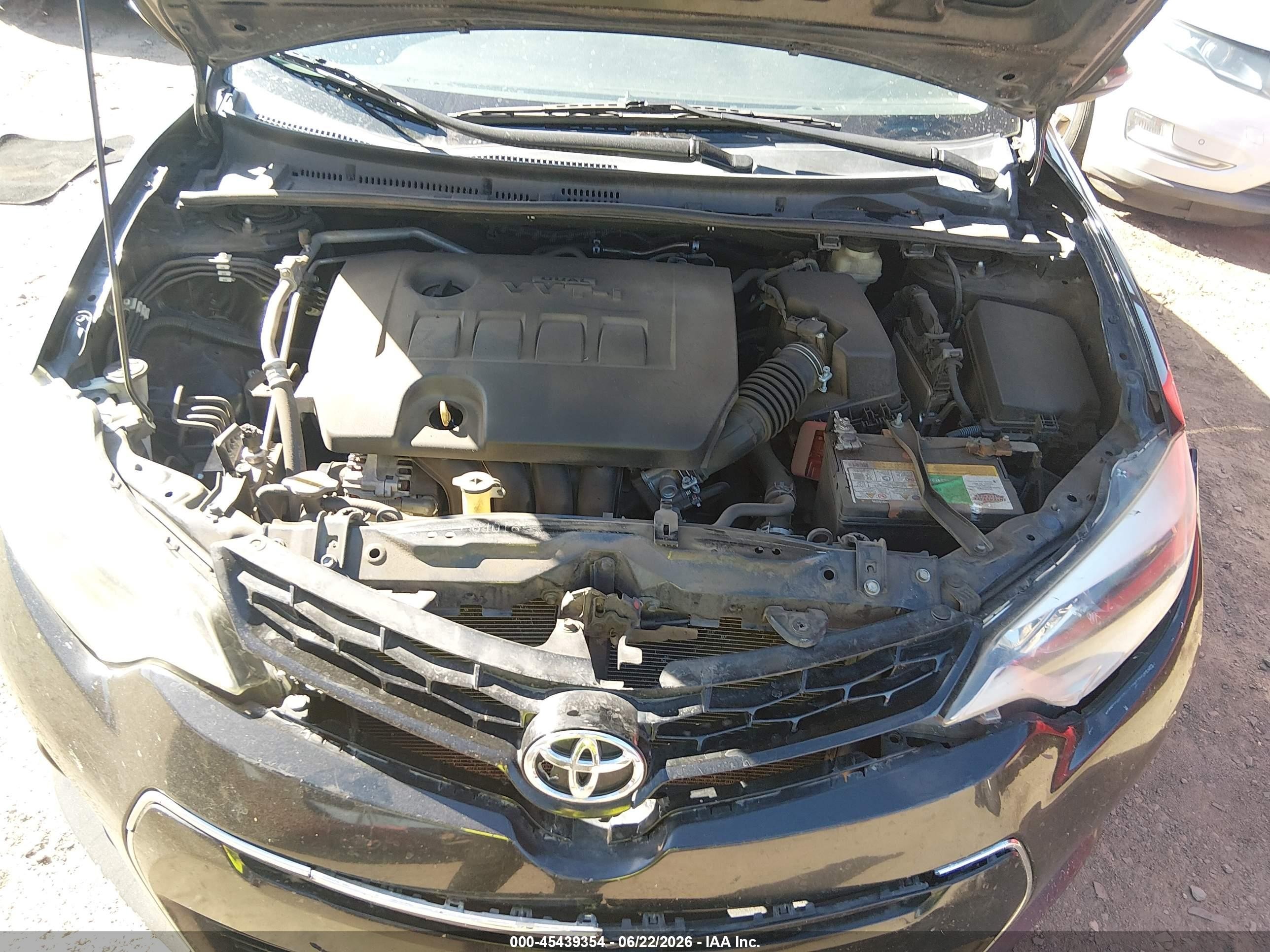 2015 Toyota Corolla S Black vin: 2T1BURHE7FC453368