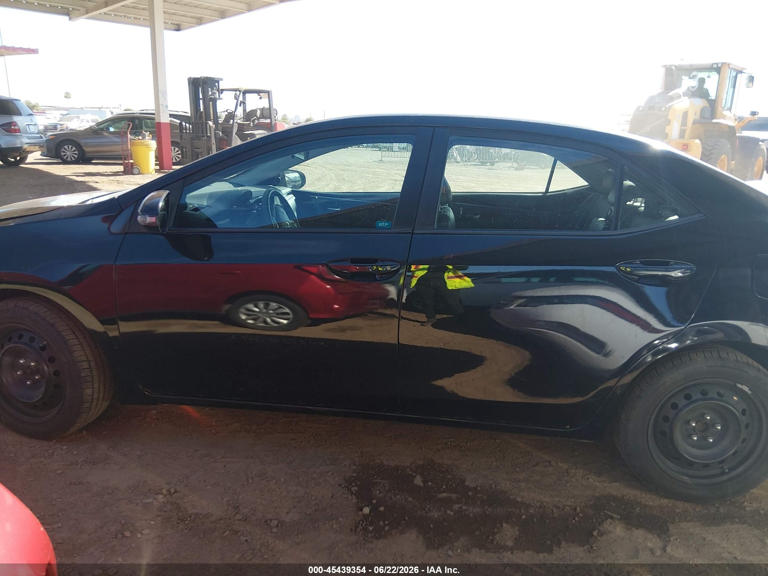 2015 Toyota Corolla S Black vin: 2T1BURHE7FC453368