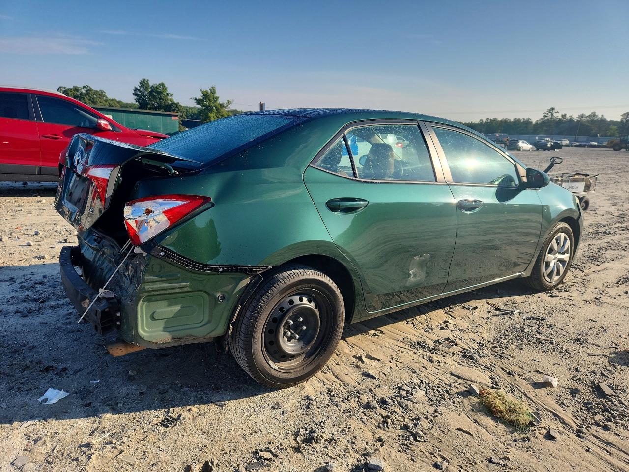 2015 Toyota Corolla Le Green vin: 2T1BURHE7FC454455