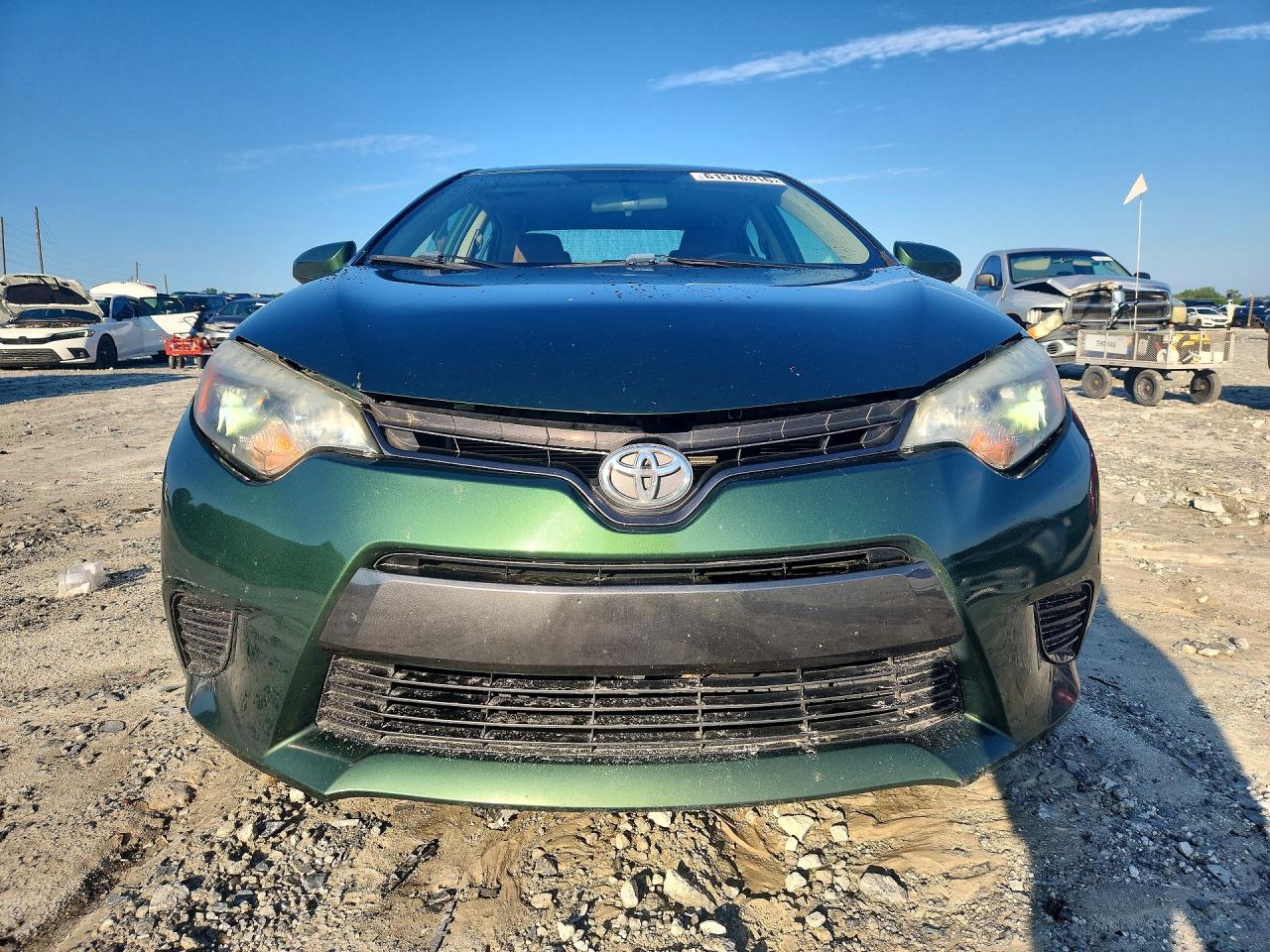 2015 Toyota Corolla Le Green vin: 2T1BURHE7FC454455