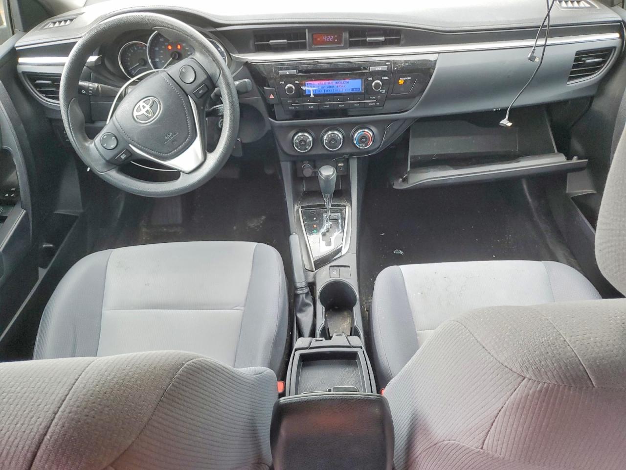 2015 Toyota Corolla L Gray vin: 2T1BURHE7FC460711