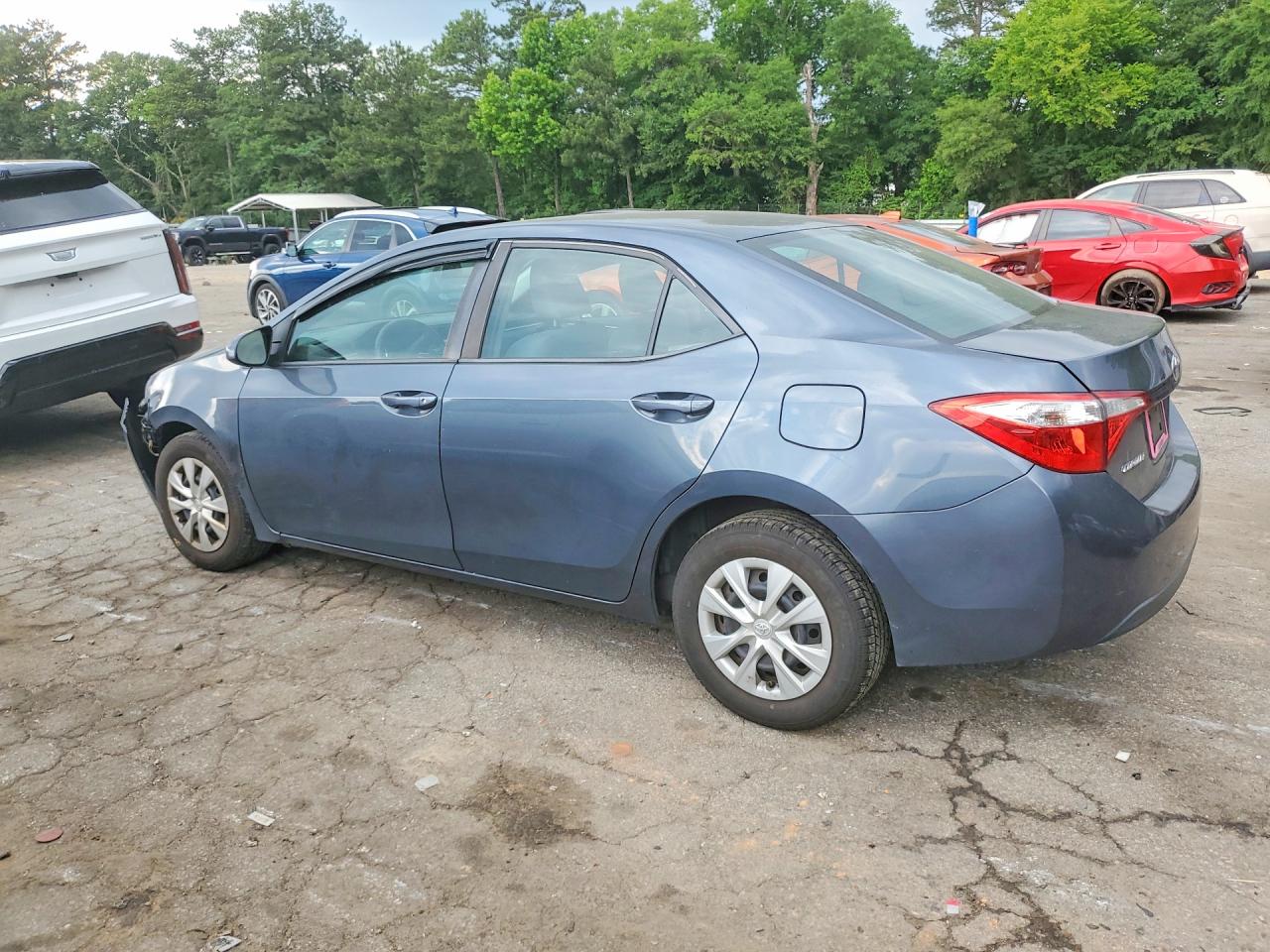 2015 Toyota Corolla L Gray vin: 2T1BURHE7FC460711