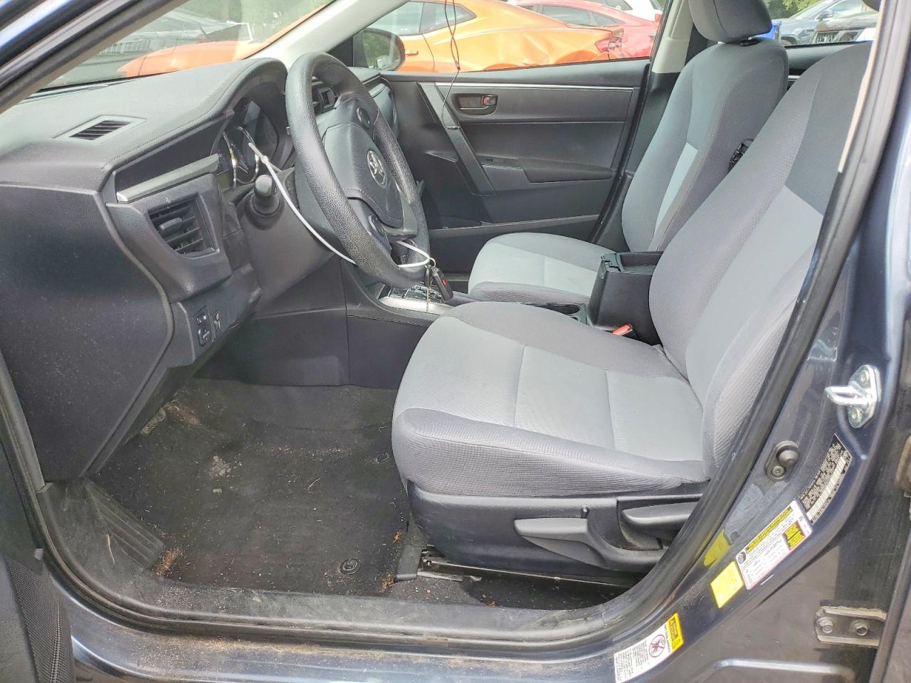 2015 Toyota Corolla L Gray vin: 2T1BURHE7FC460711