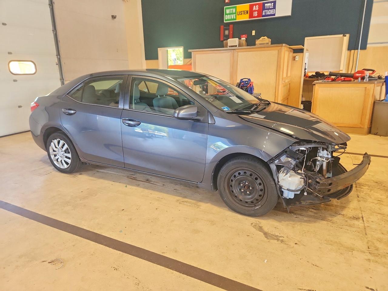 2015 Toyota Corolla Le Gray vin: 2T1BURHE7FC464421