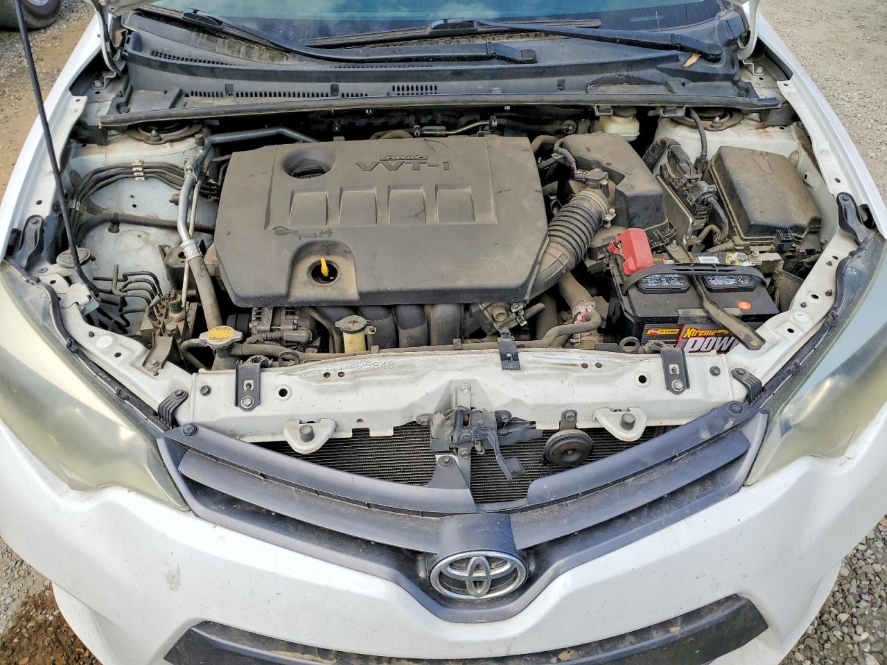 2015 Toyota Corolla Le White vin: 2T1BURHE7FC465200