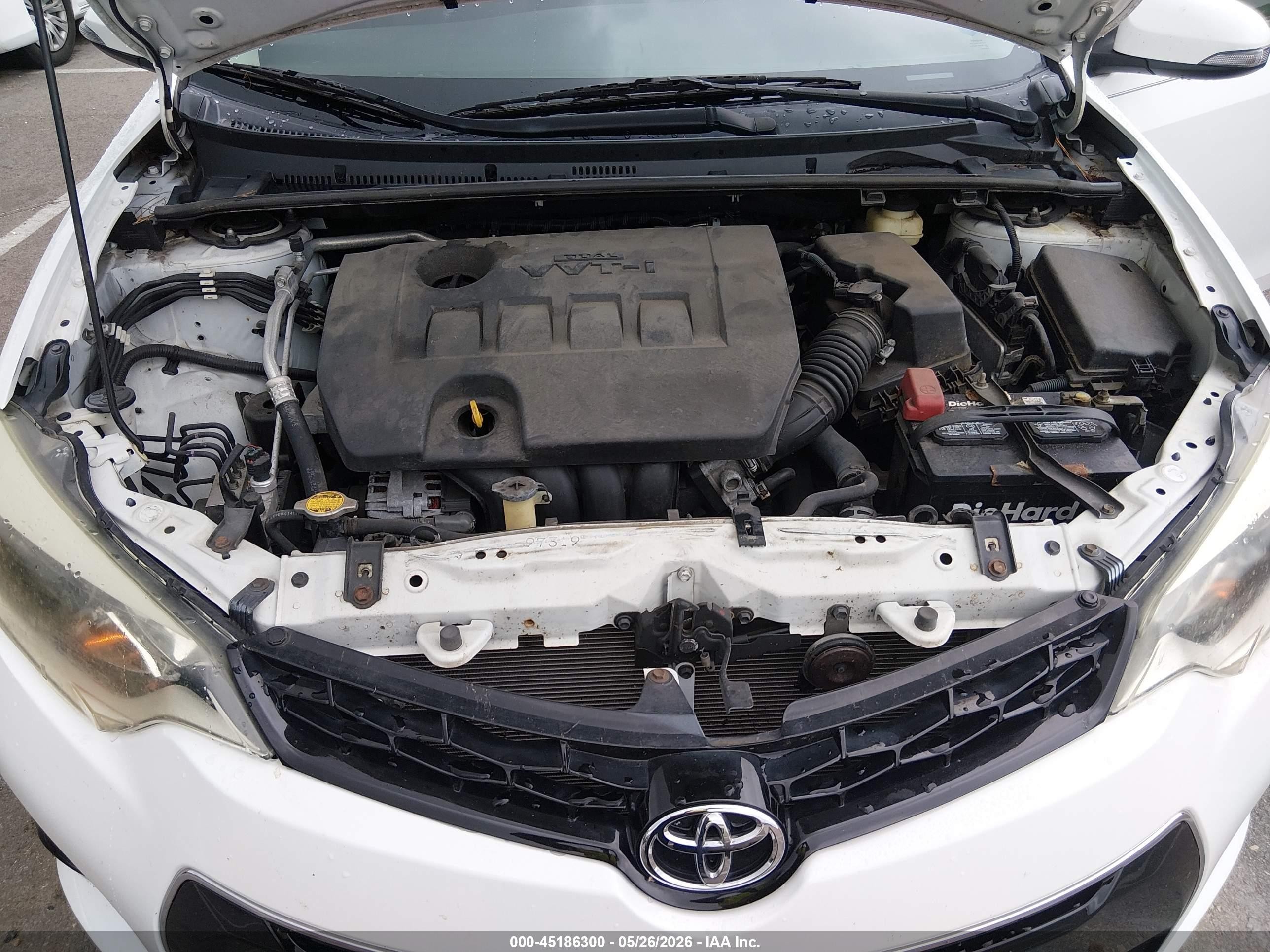2015 Toyota Corolla S Plus White vin: 2T1BURHE7FC466671