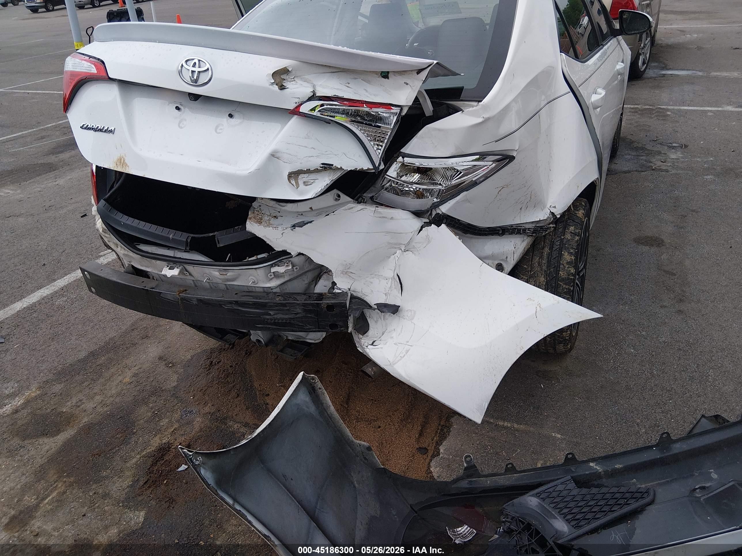 2015 Toyota Corolla S Plus White vin: 2T1BURHE7FC466671