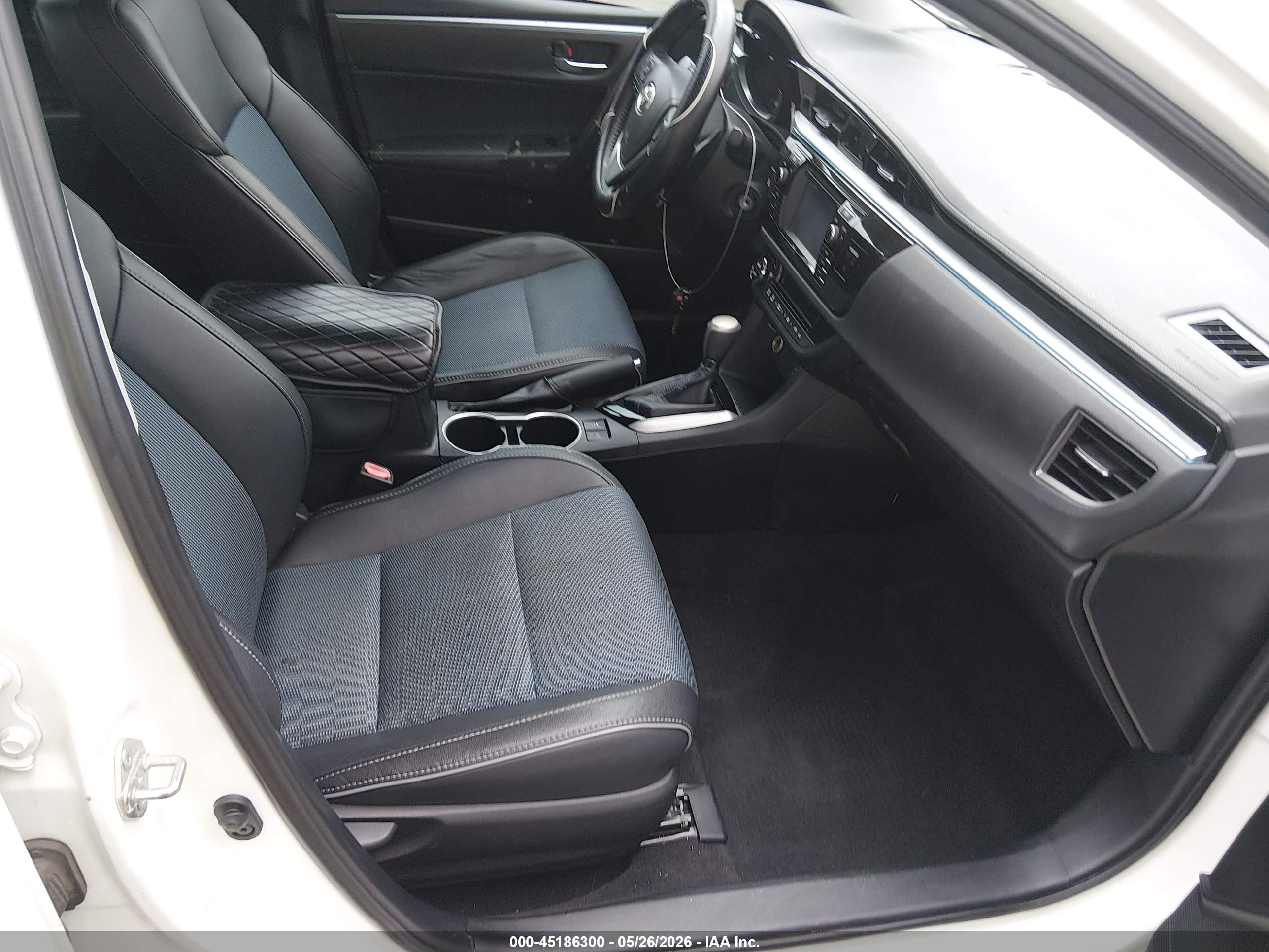 2015 Toyota Corolla S Plus White vin: 2T1BURHE7FC466671