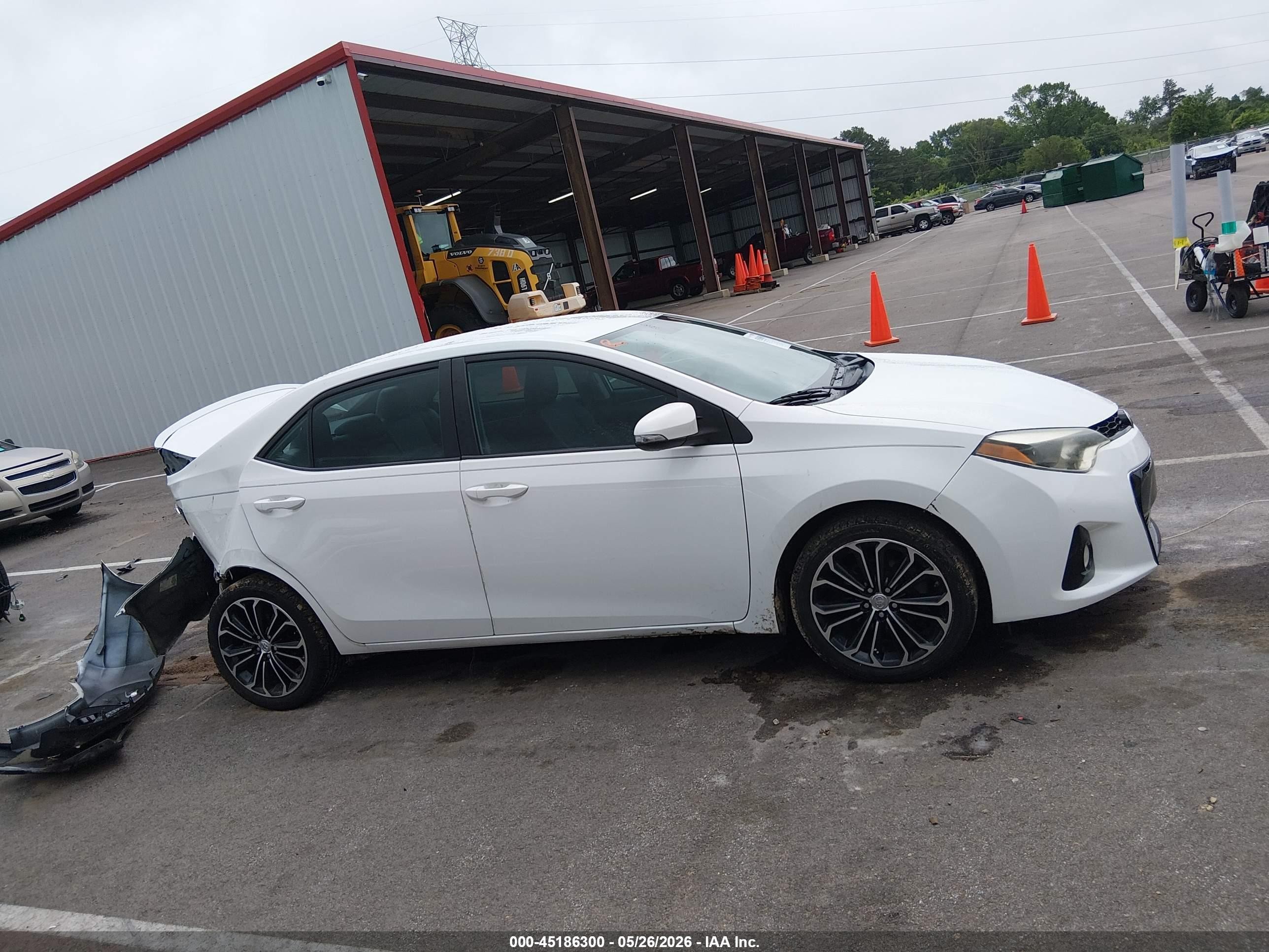 2015 Toyota Corolla S Plus White vin: 2T1BURHE7FC466671